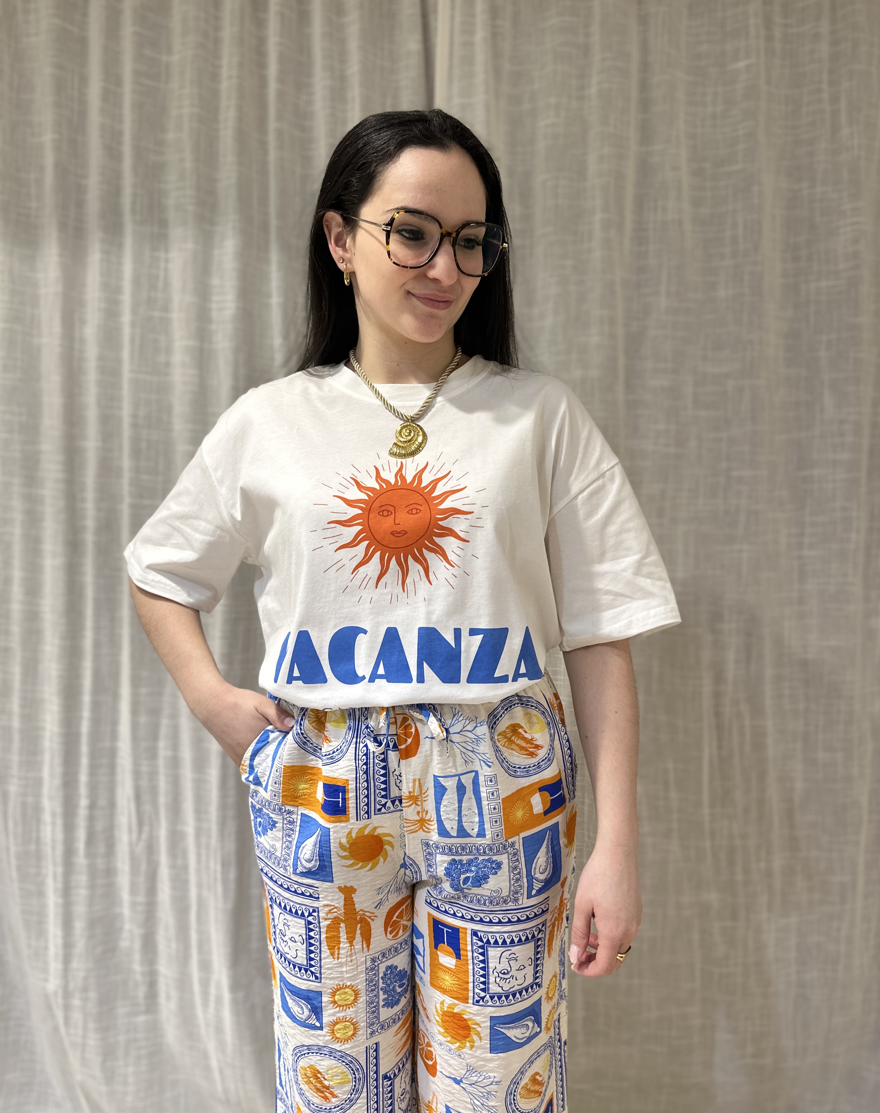 T-shirt VACANZA Blanc