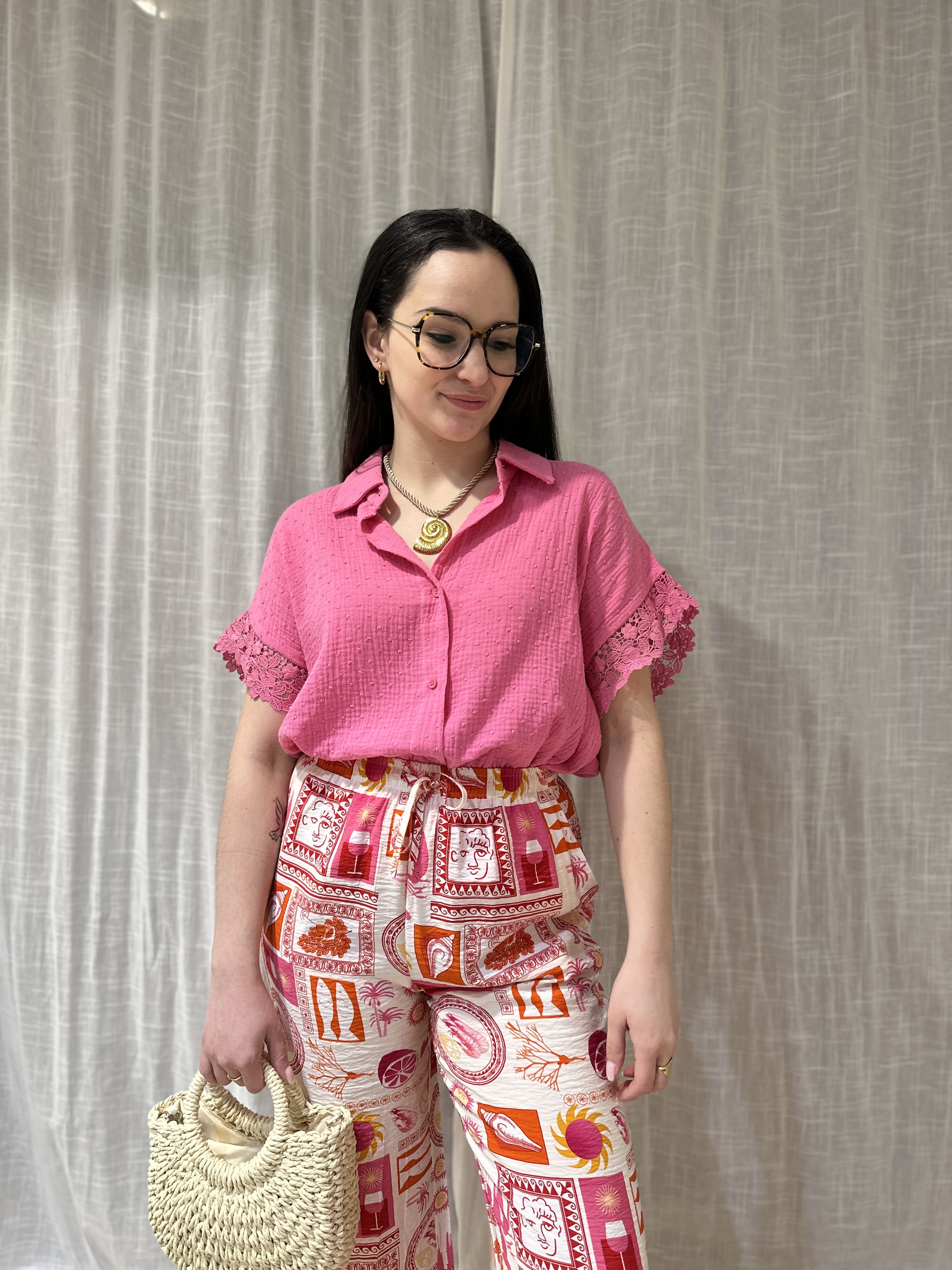 Chemise MARIE Fuchsia