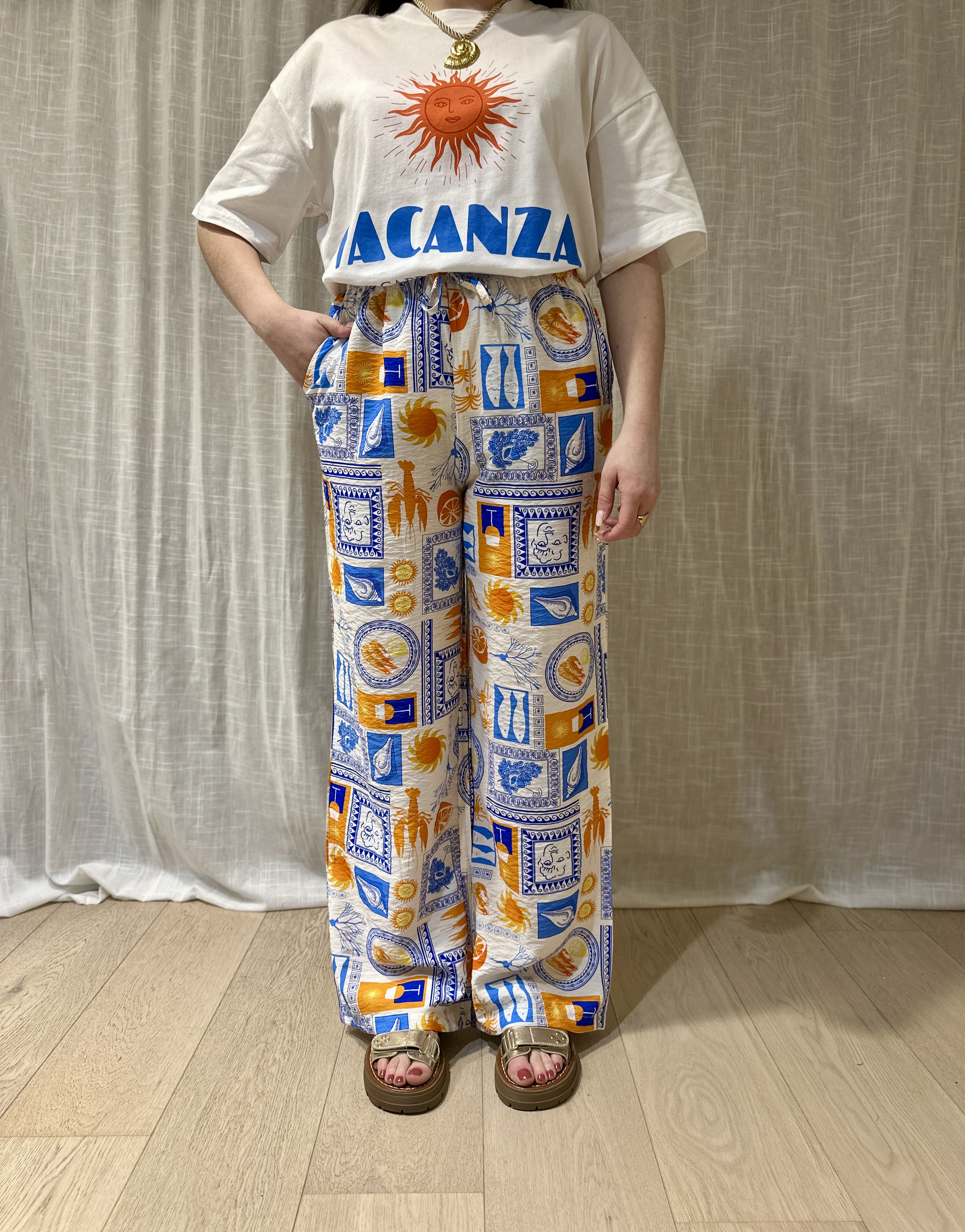 Pantalon LÉONIE bleu