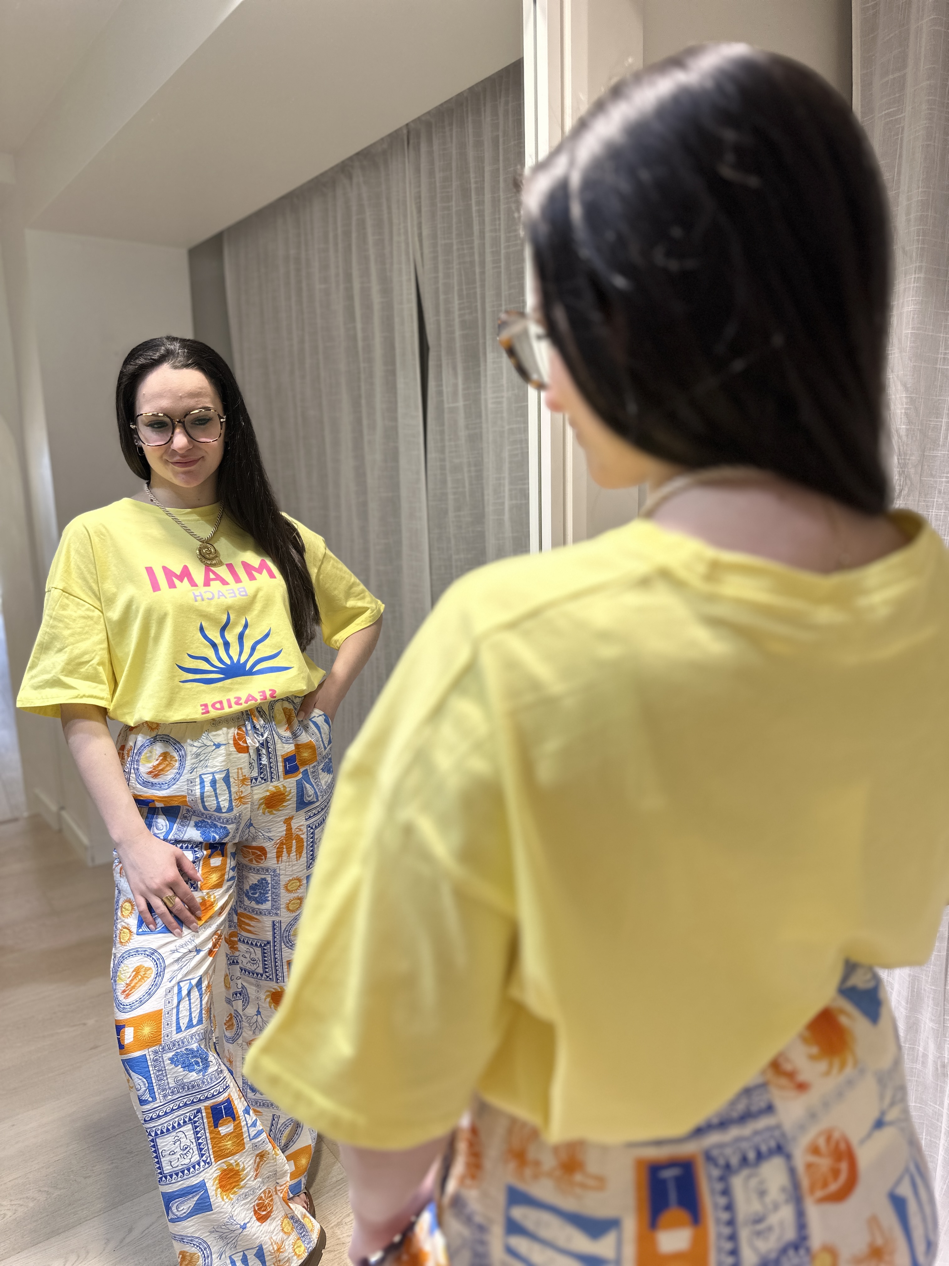 T-shirt MIAMI Jaune