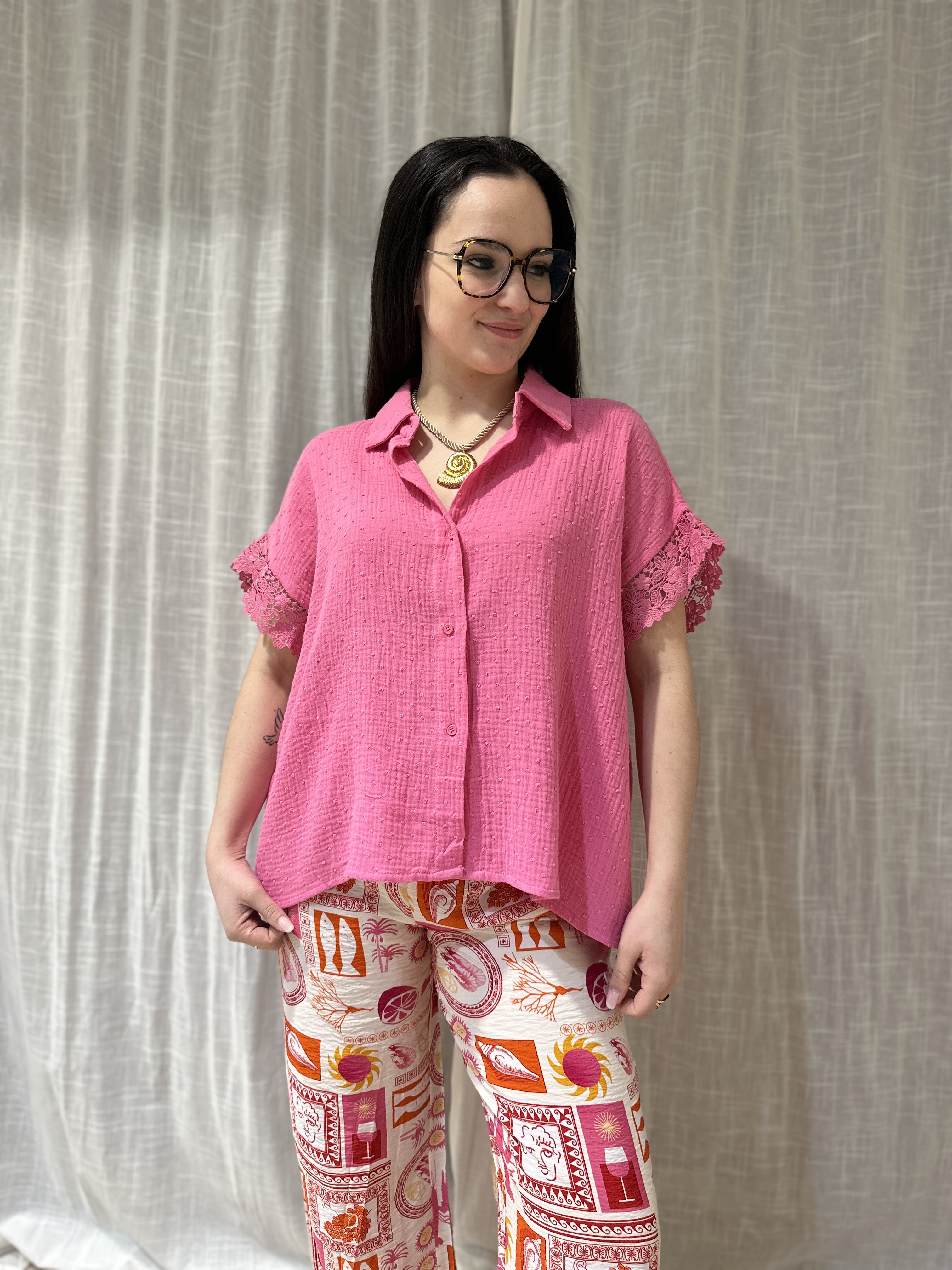 Chemise MARIE Fuchsia