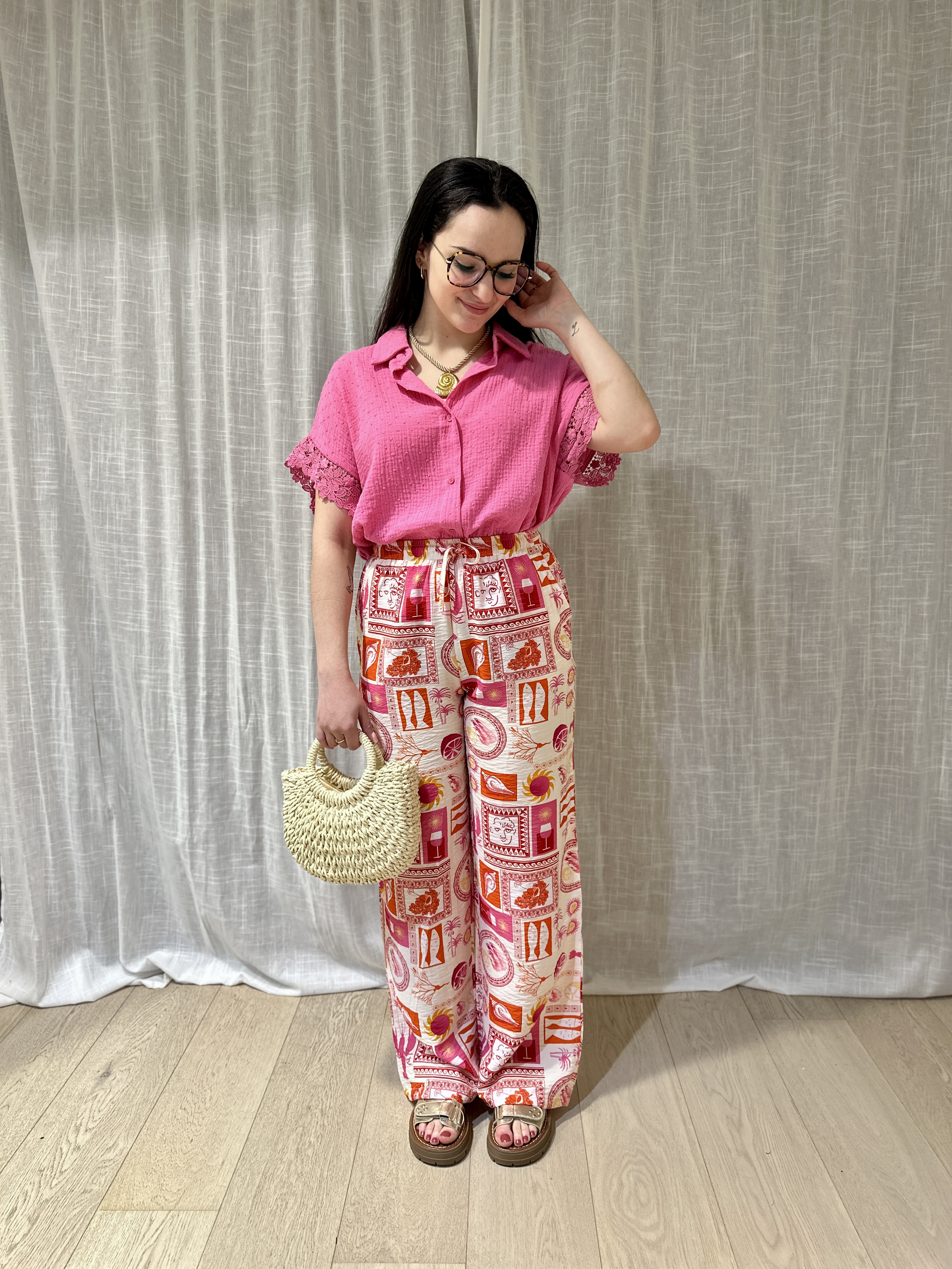 Chemise MARIE Fuchsia