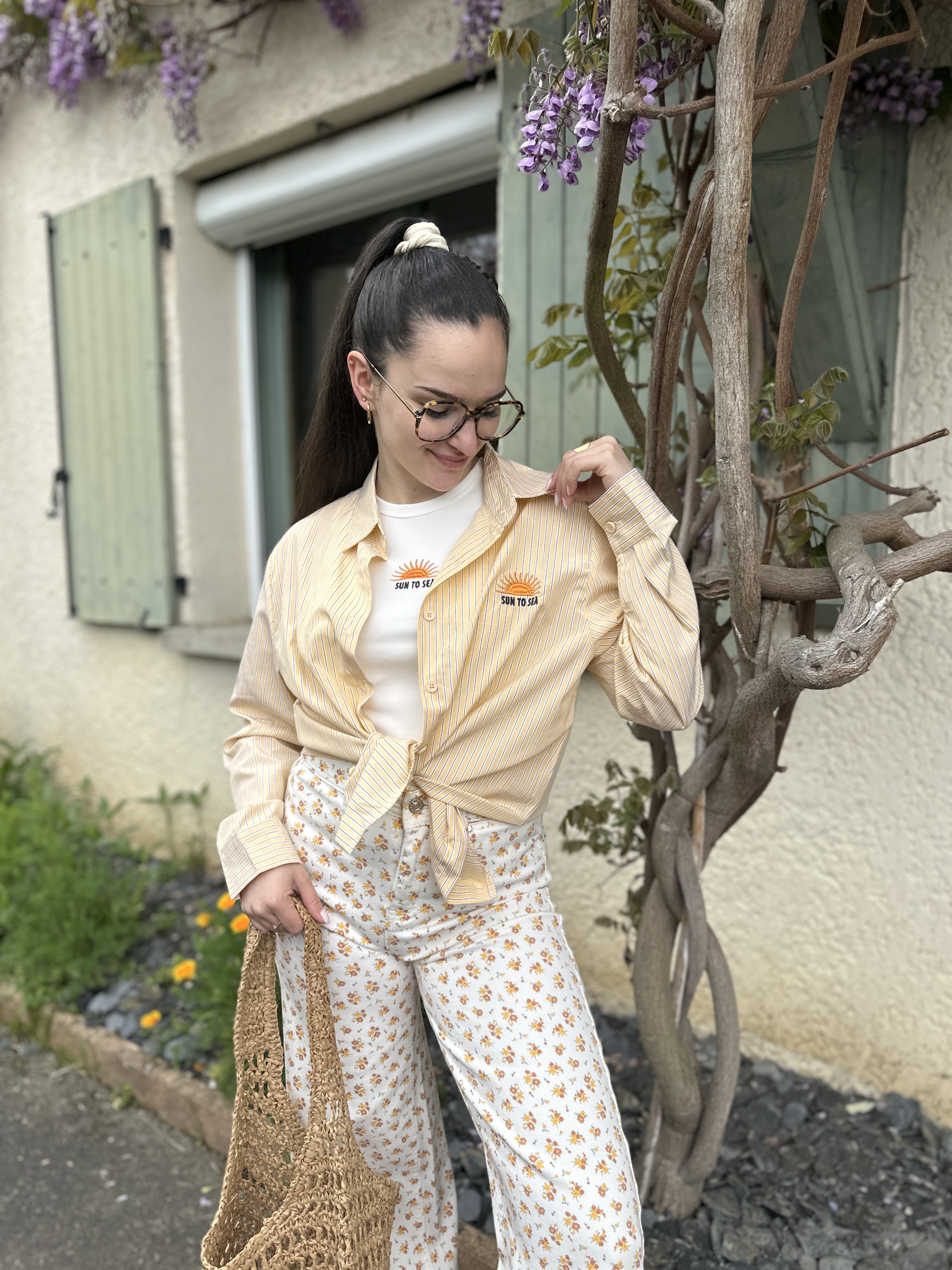 Chemise SUN TO SEA Jaune