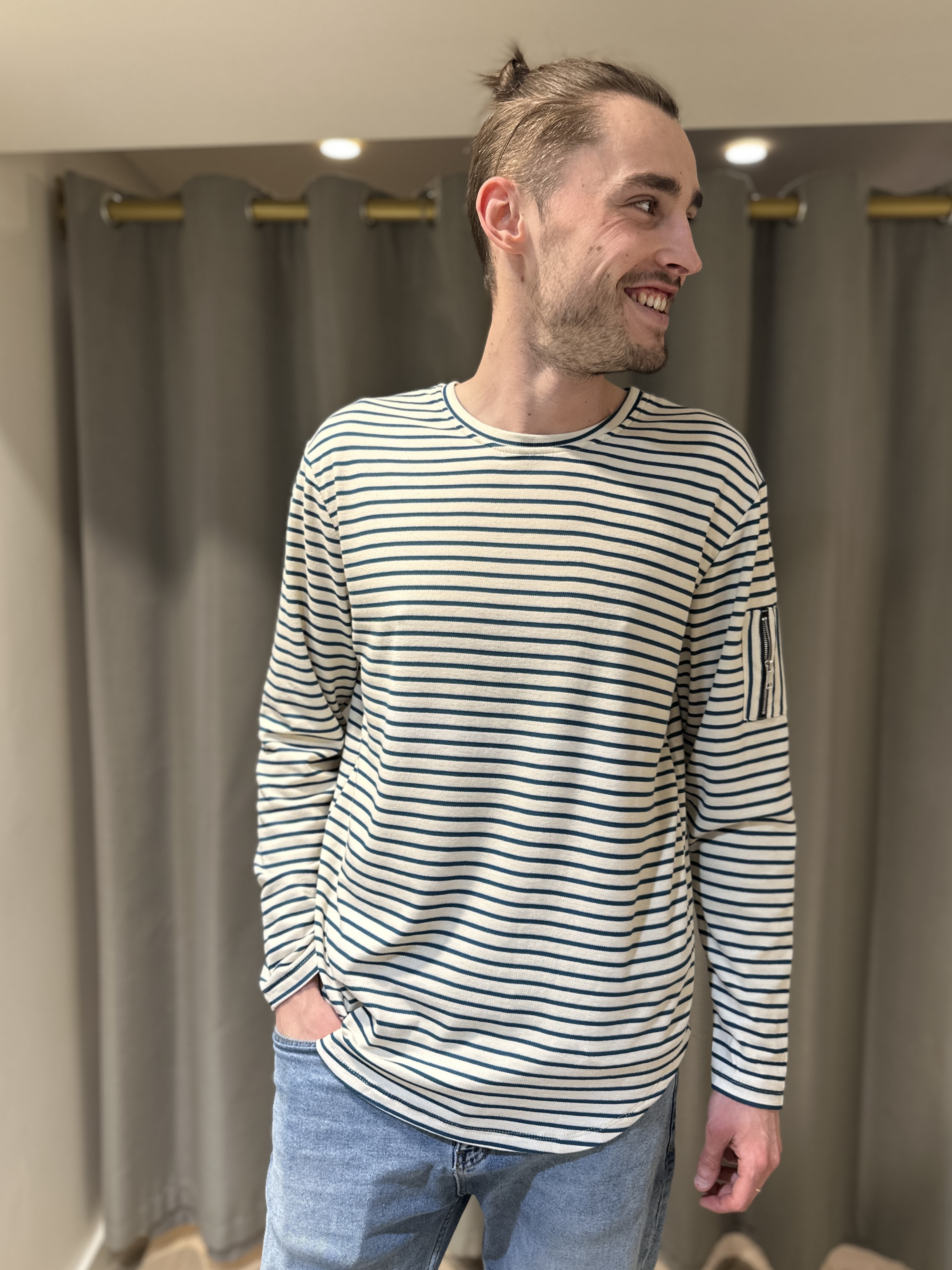 Marinière PATRICE Bleu Clair