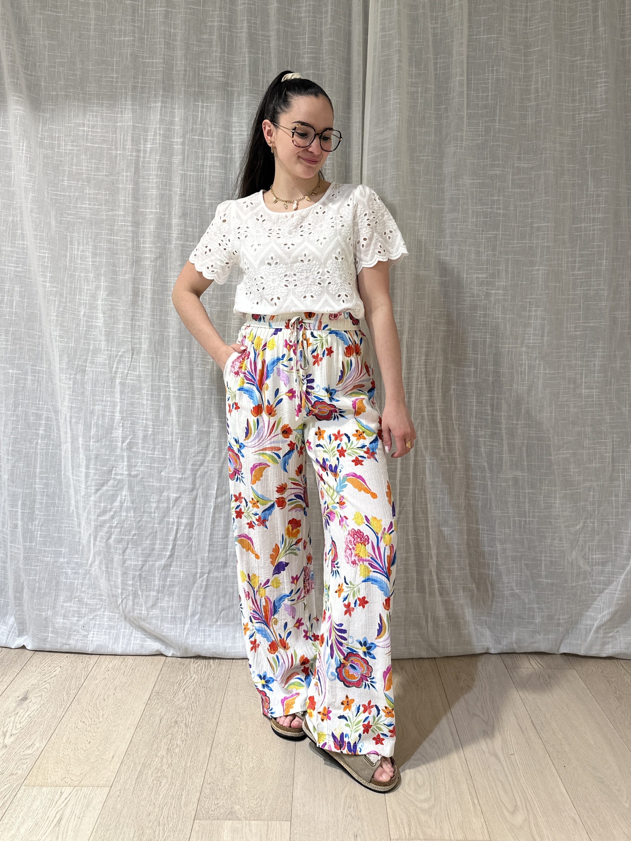 Pantalon NAILA Multicolore