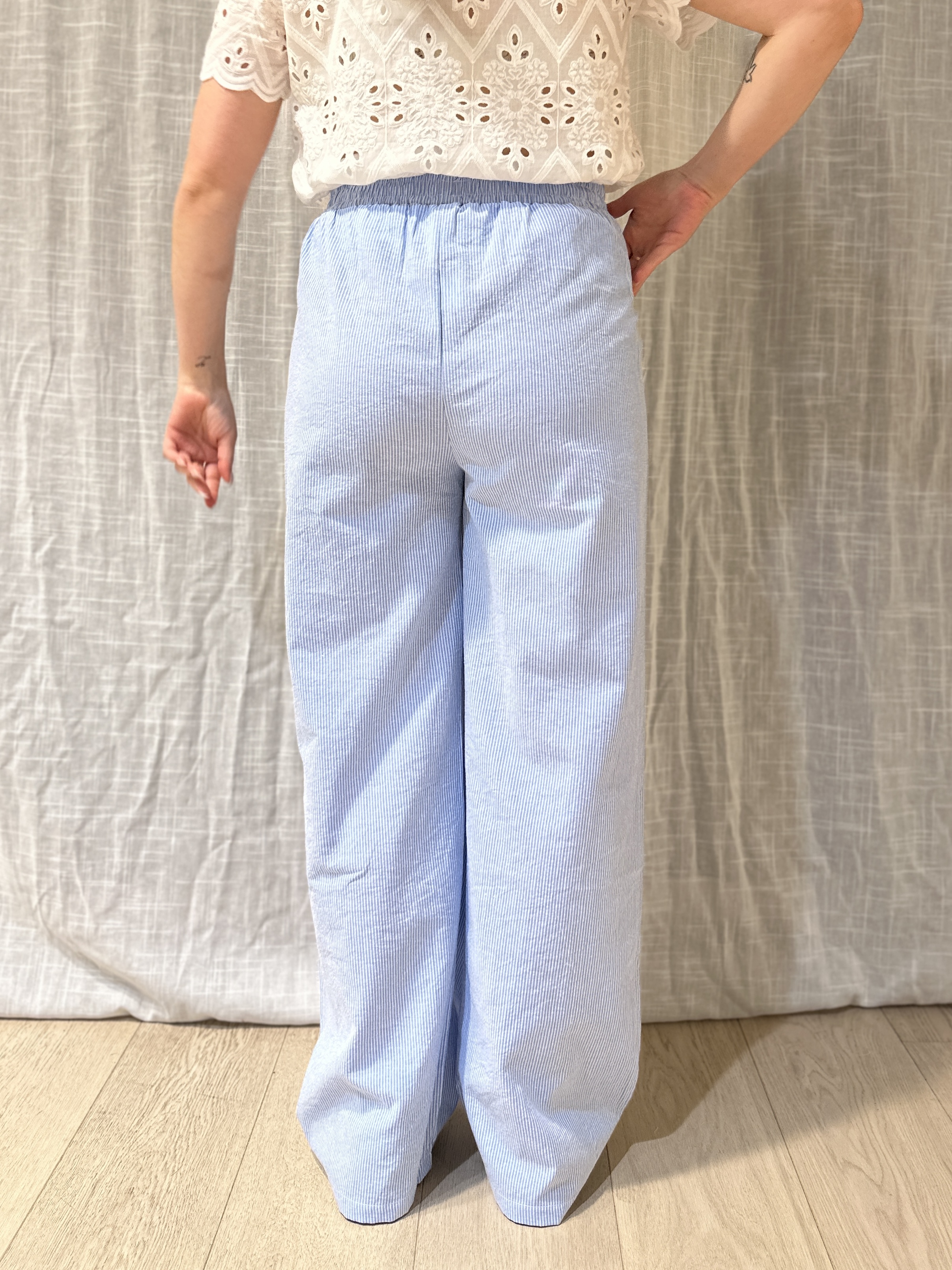 Pantalon ROMY Bleu Femme