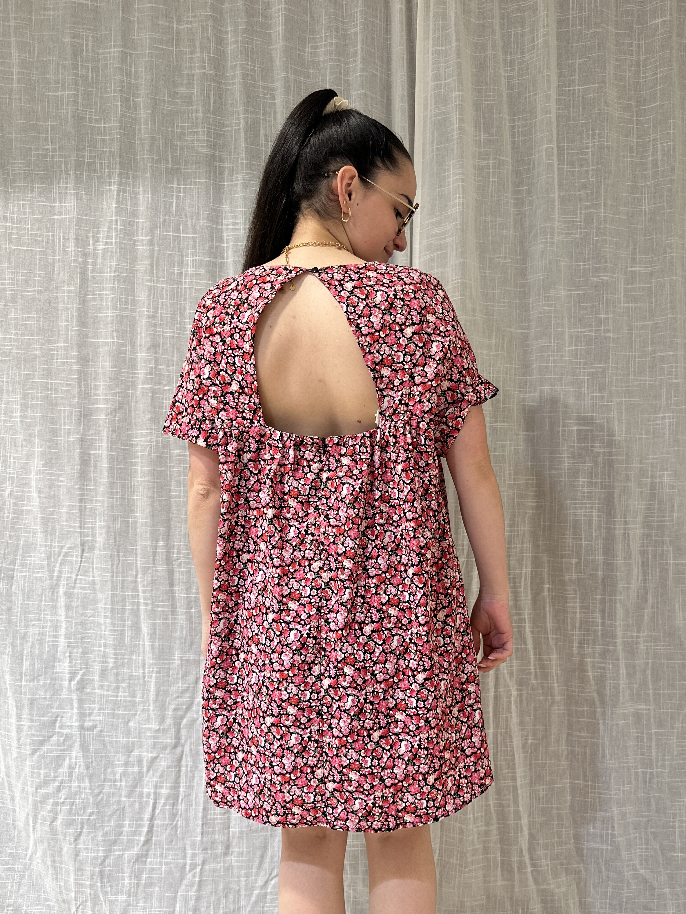 Robe-Short LIBERTY Rose
