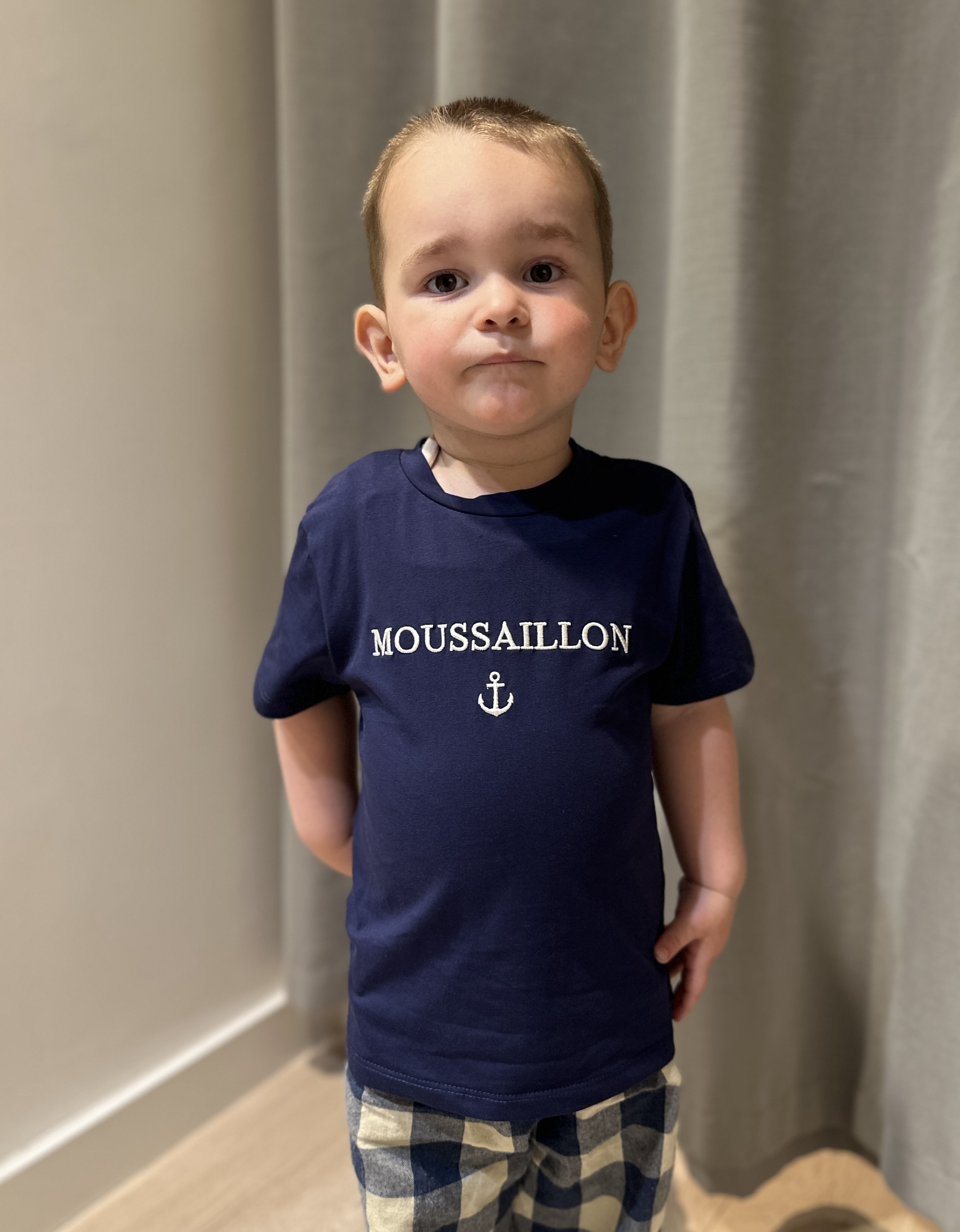 T-Shirt MOUSSAILLON Marine - Enfant