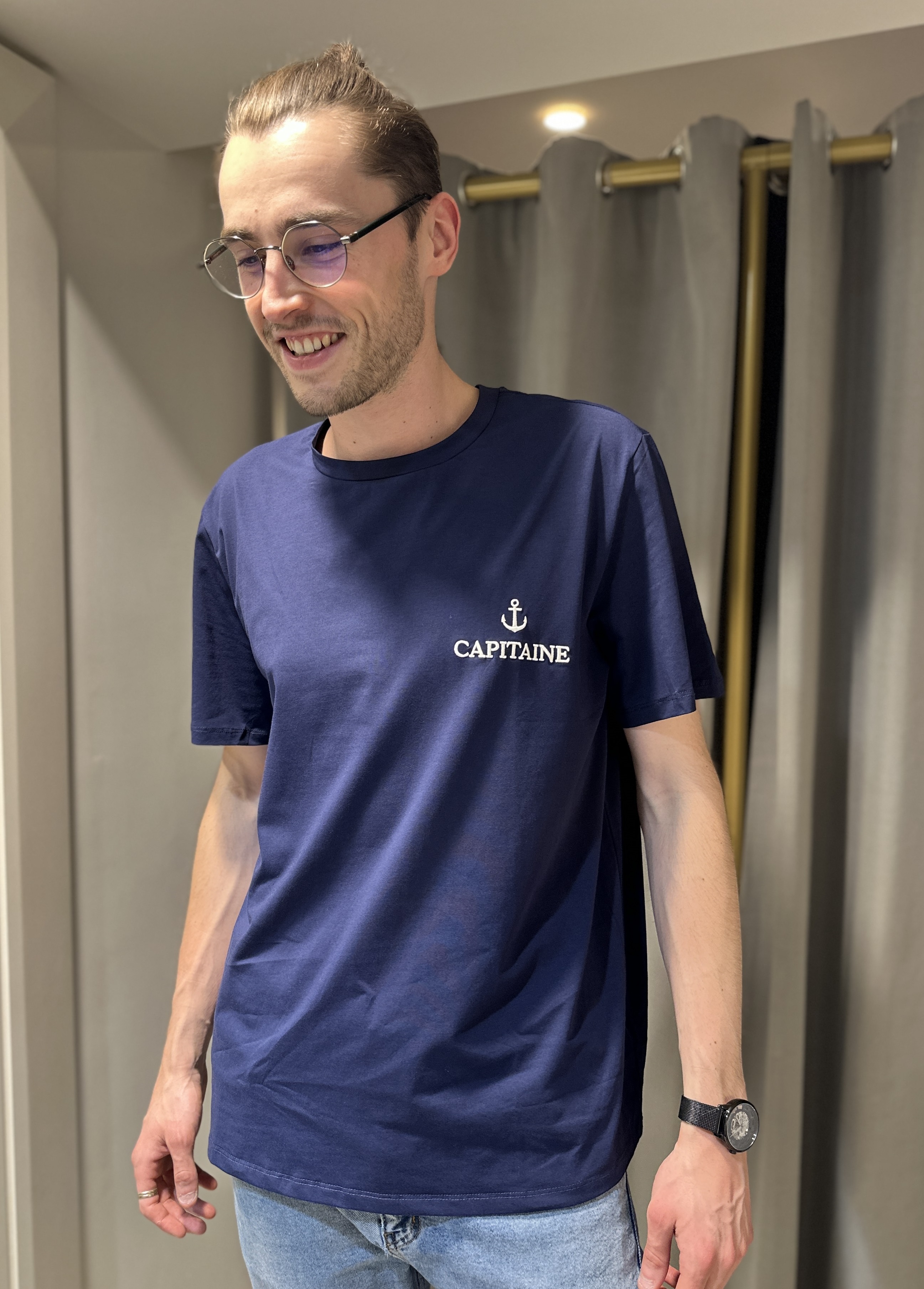 T-Shirt CAPITAINE Marine - Homme 