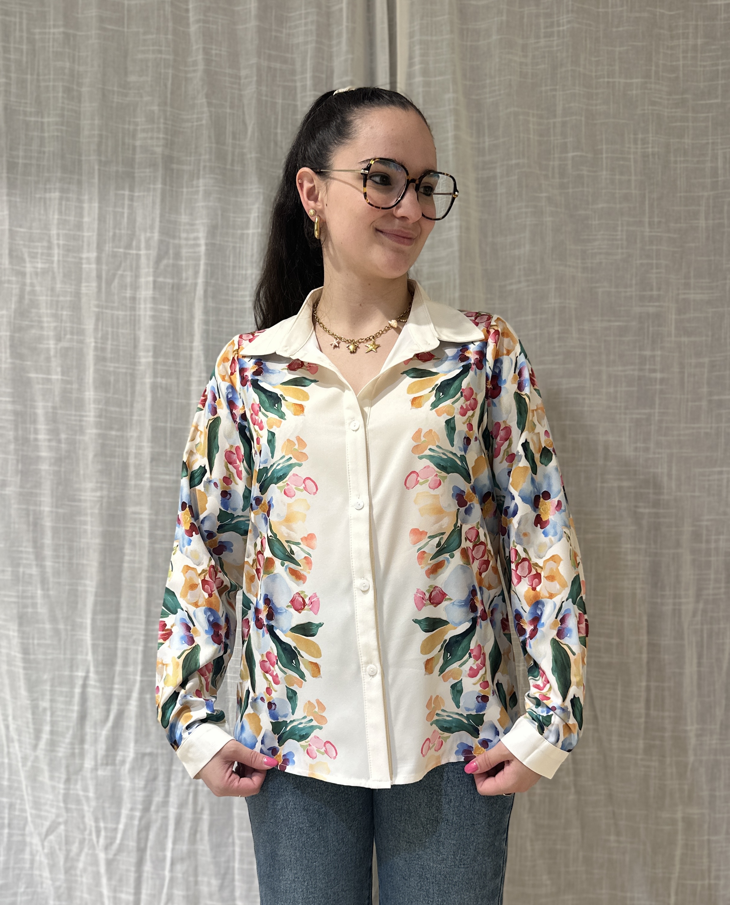 Chemise ANNA Fleurie