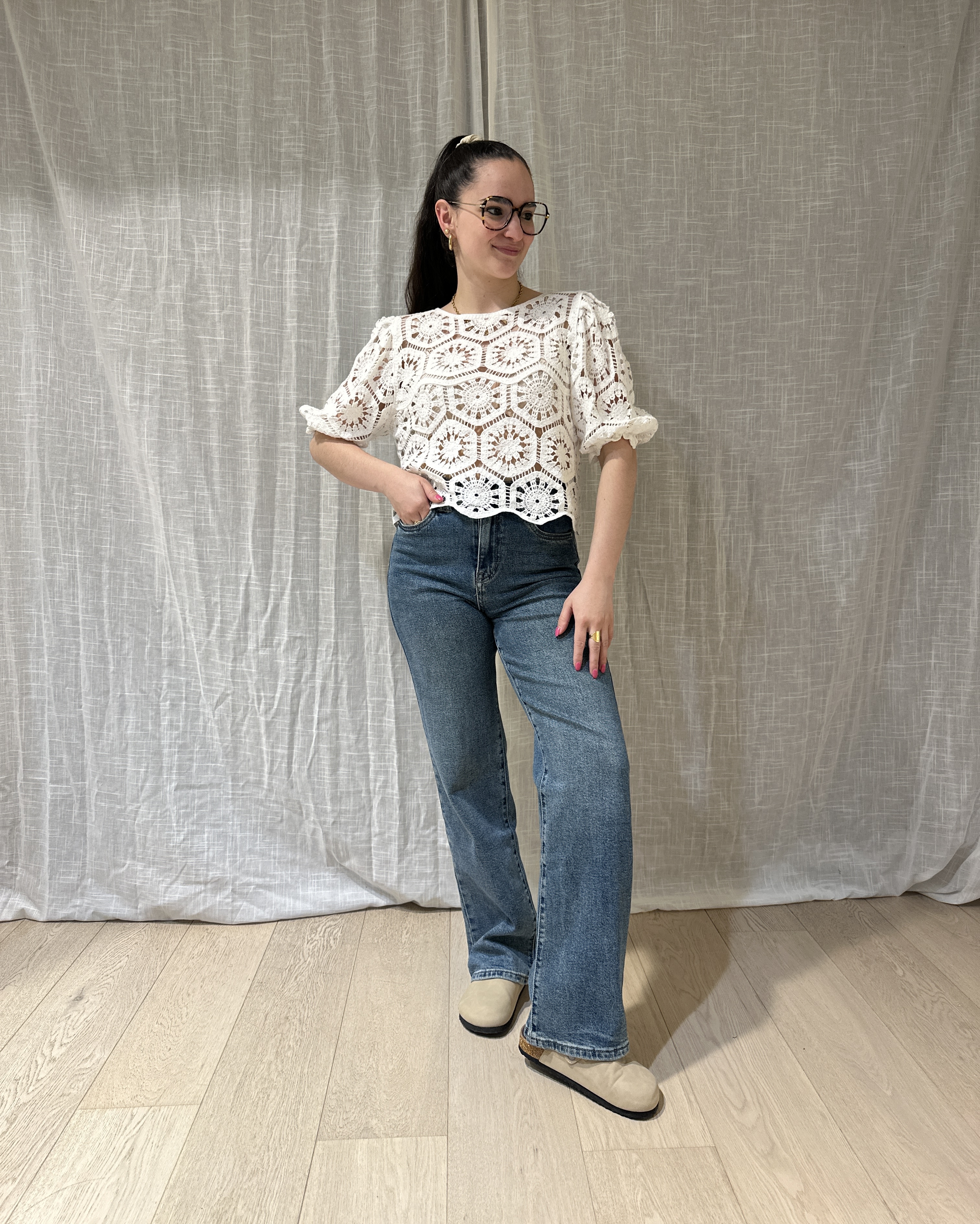 Top ALBANE Blanc
