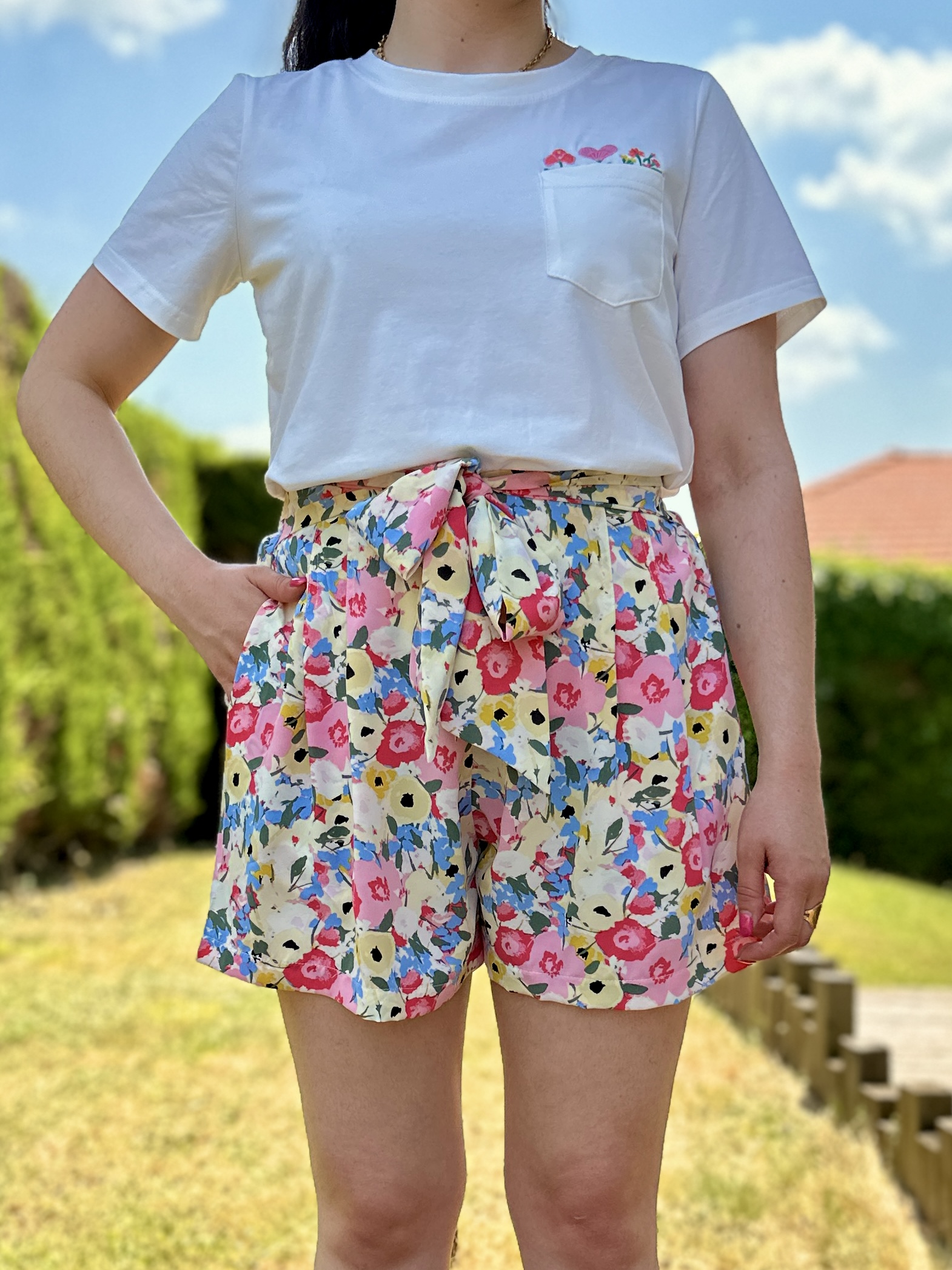 Short GIGI Fleuri