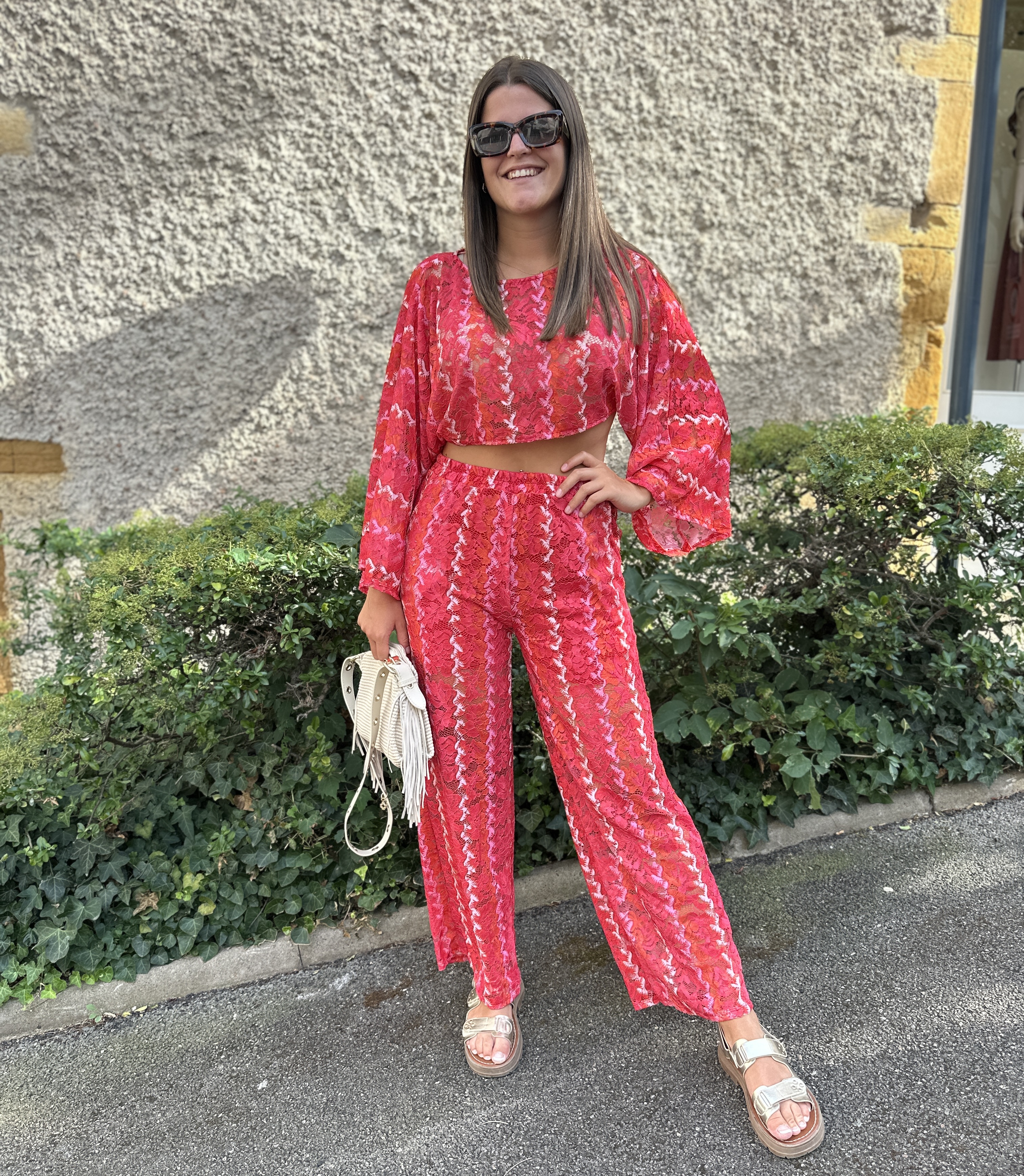 Pantalon MADISON Rouge