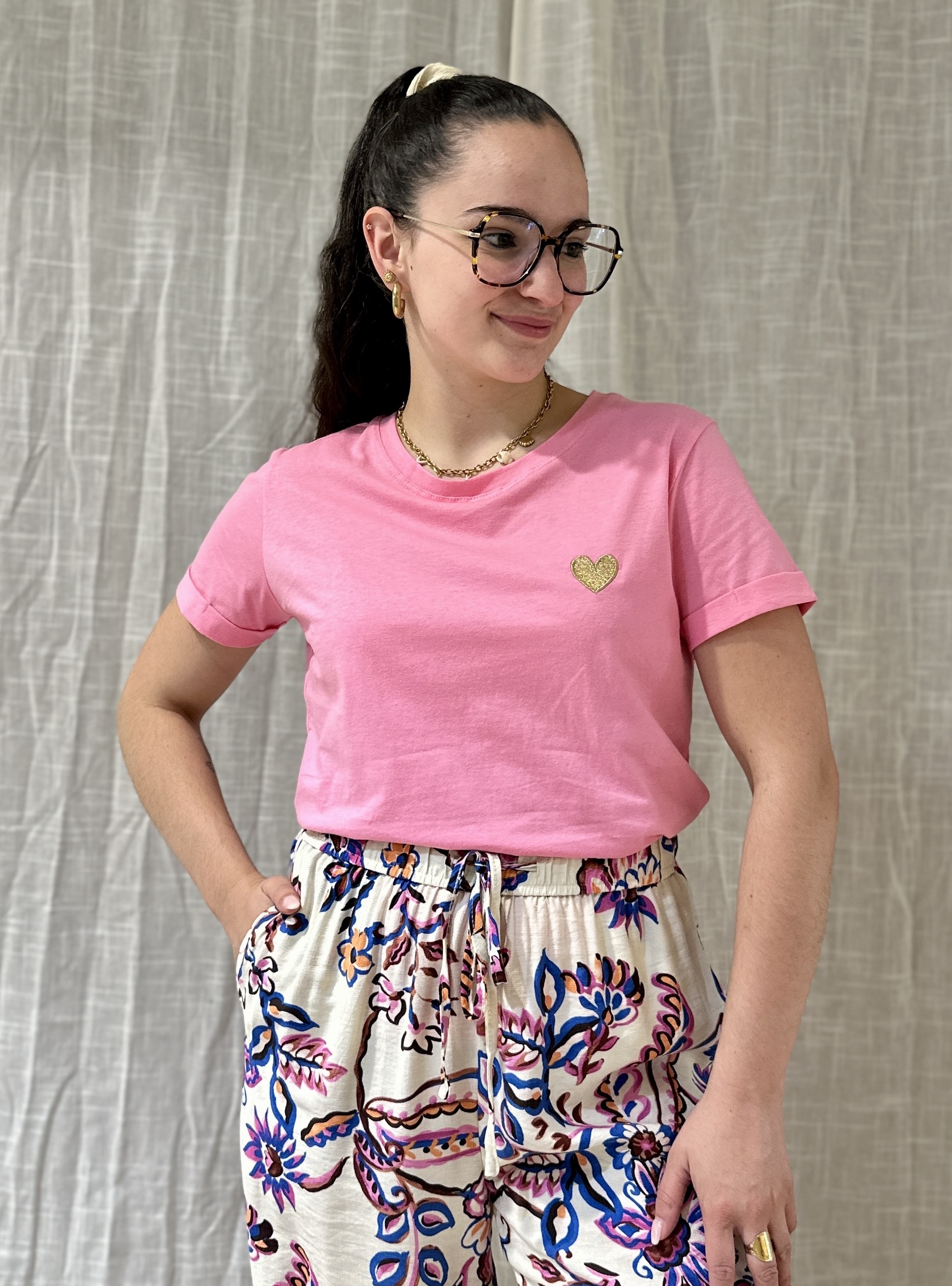 T-shirt CONSTANCE Rose