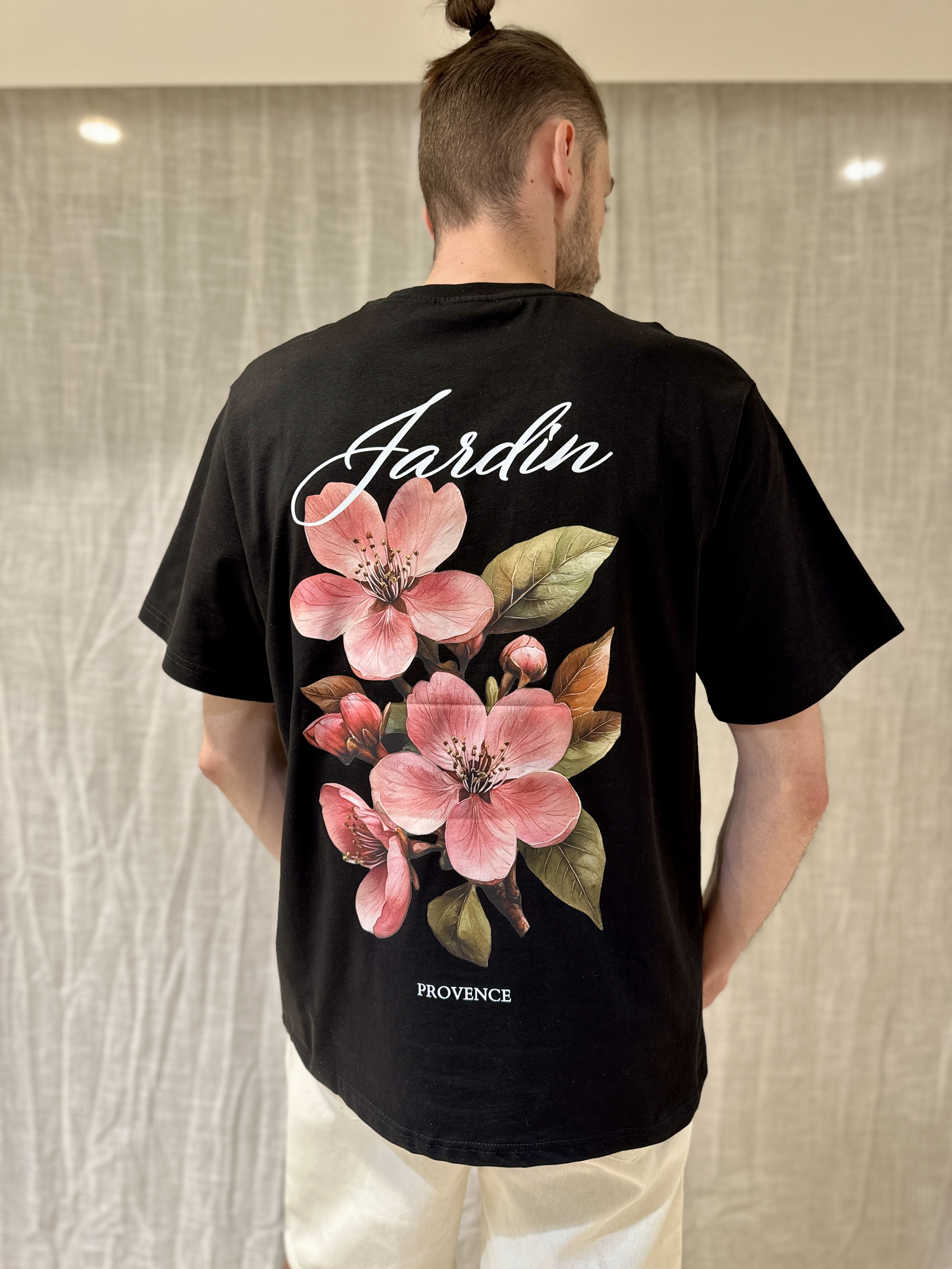 T-shirt JARDIN DE PROVENCE Noir