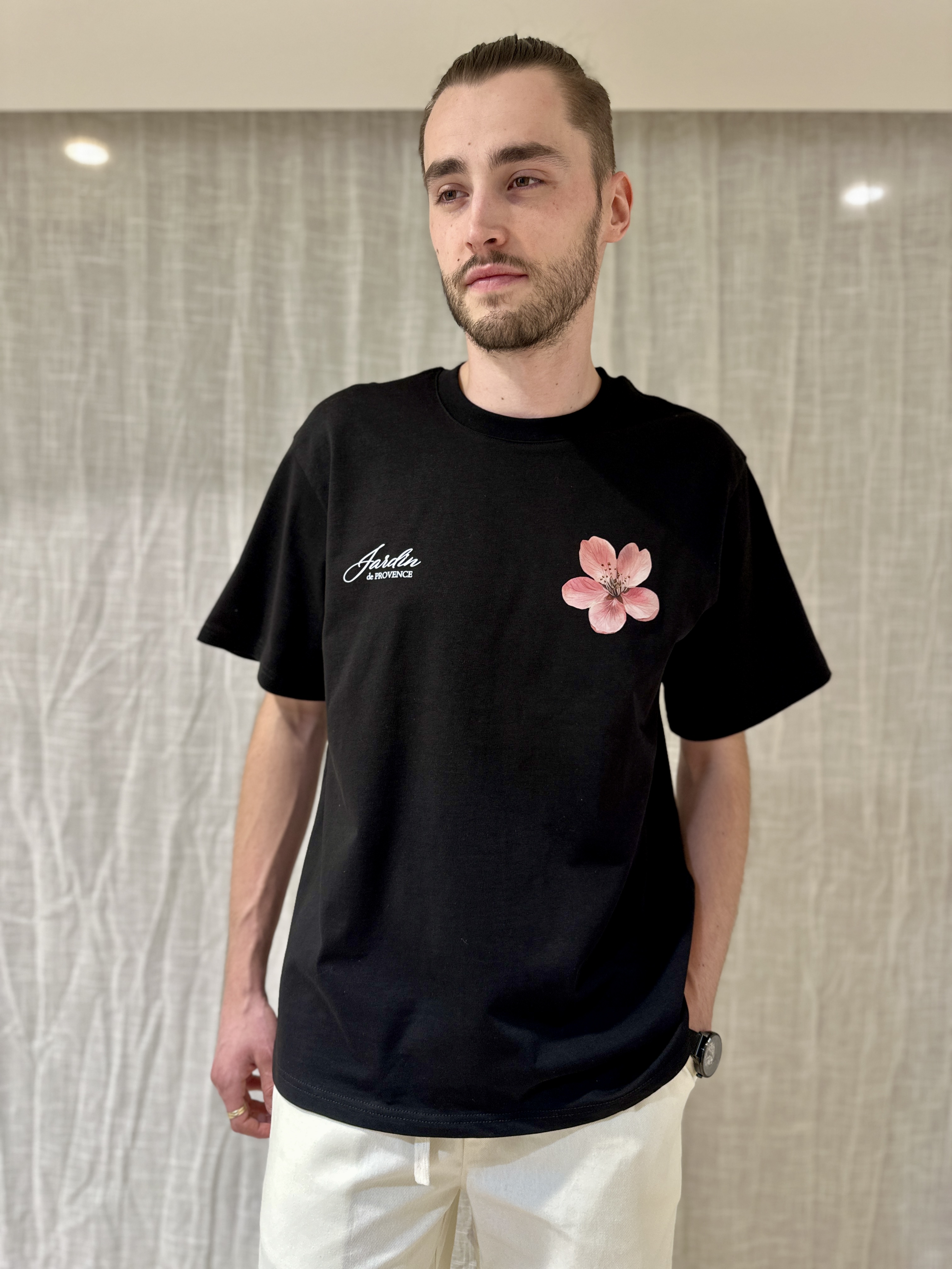 T-shirt JARDIN DE PROVENCE Noir