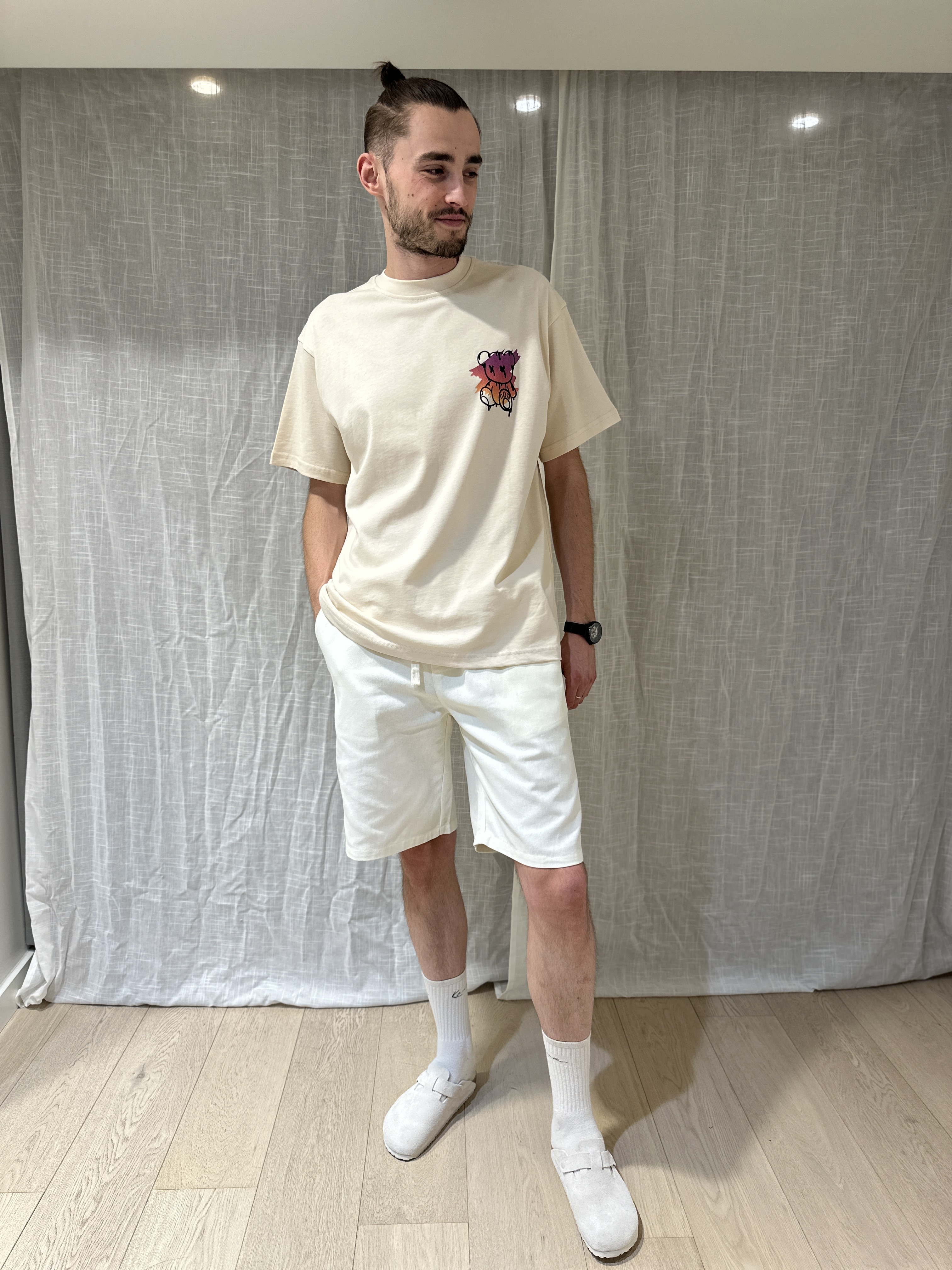 T-shirt NEW YORK Beige