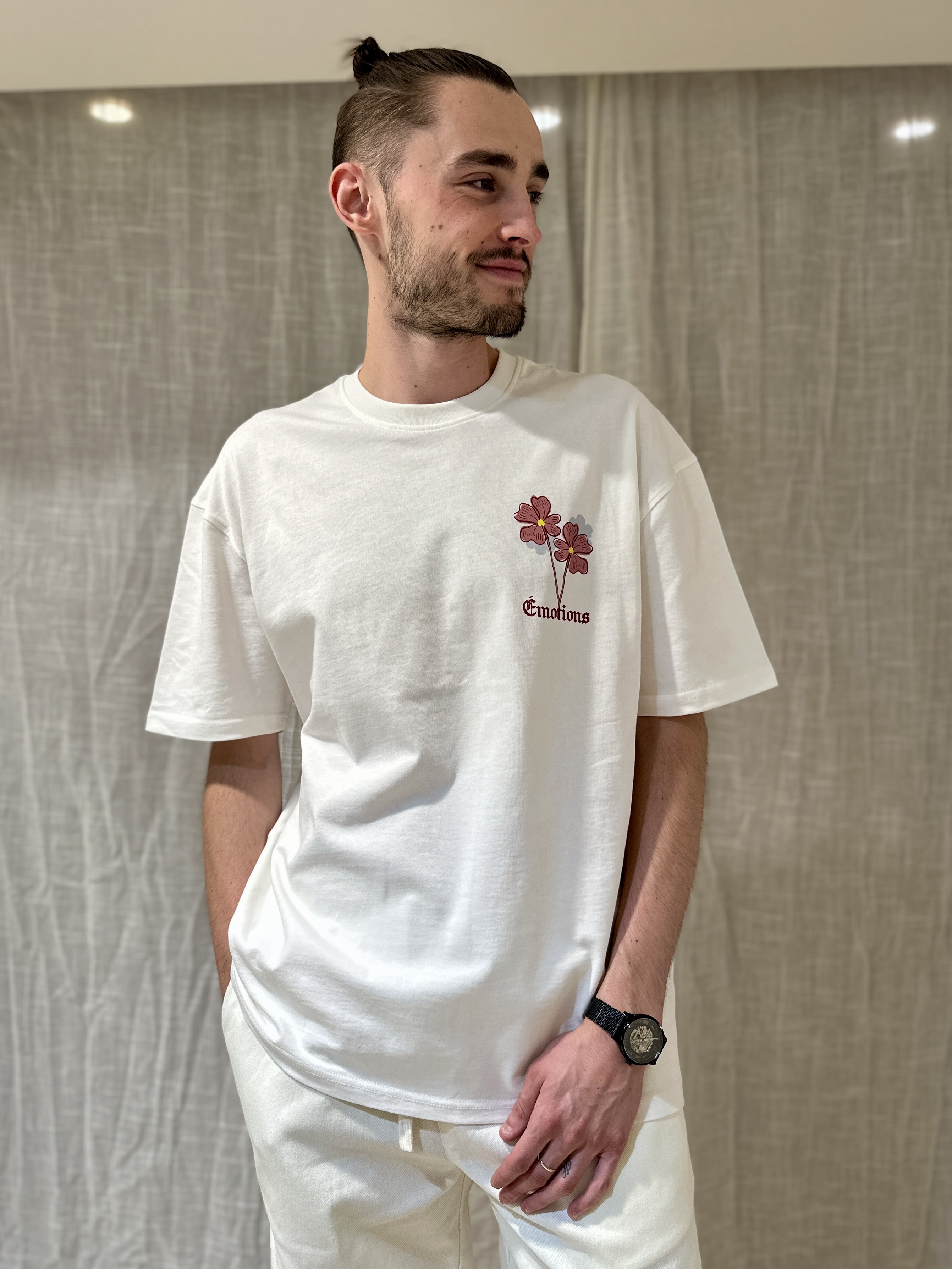 T-shirt EMOTIONS Blanc