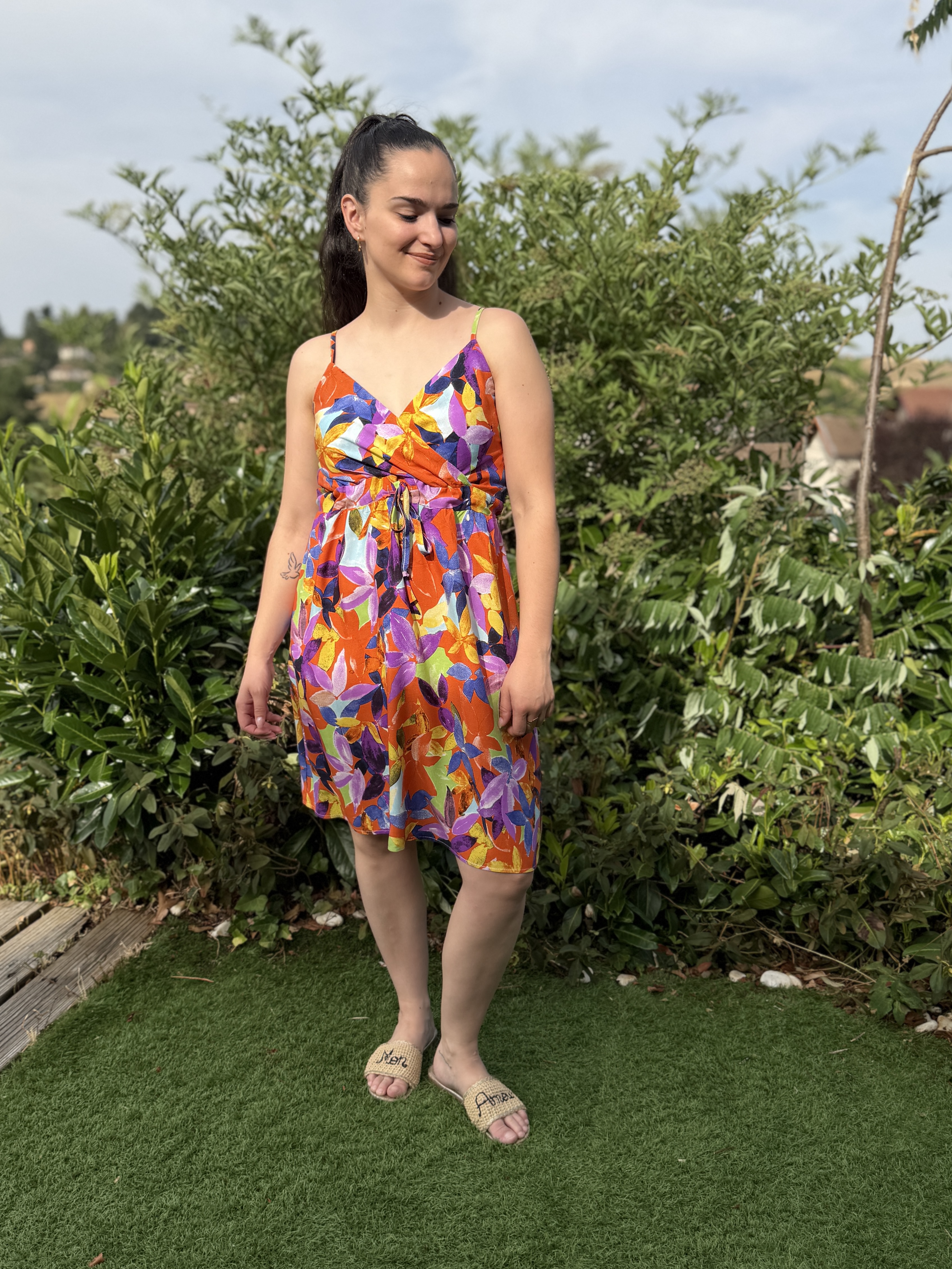 Robe DAHLIA Oranger