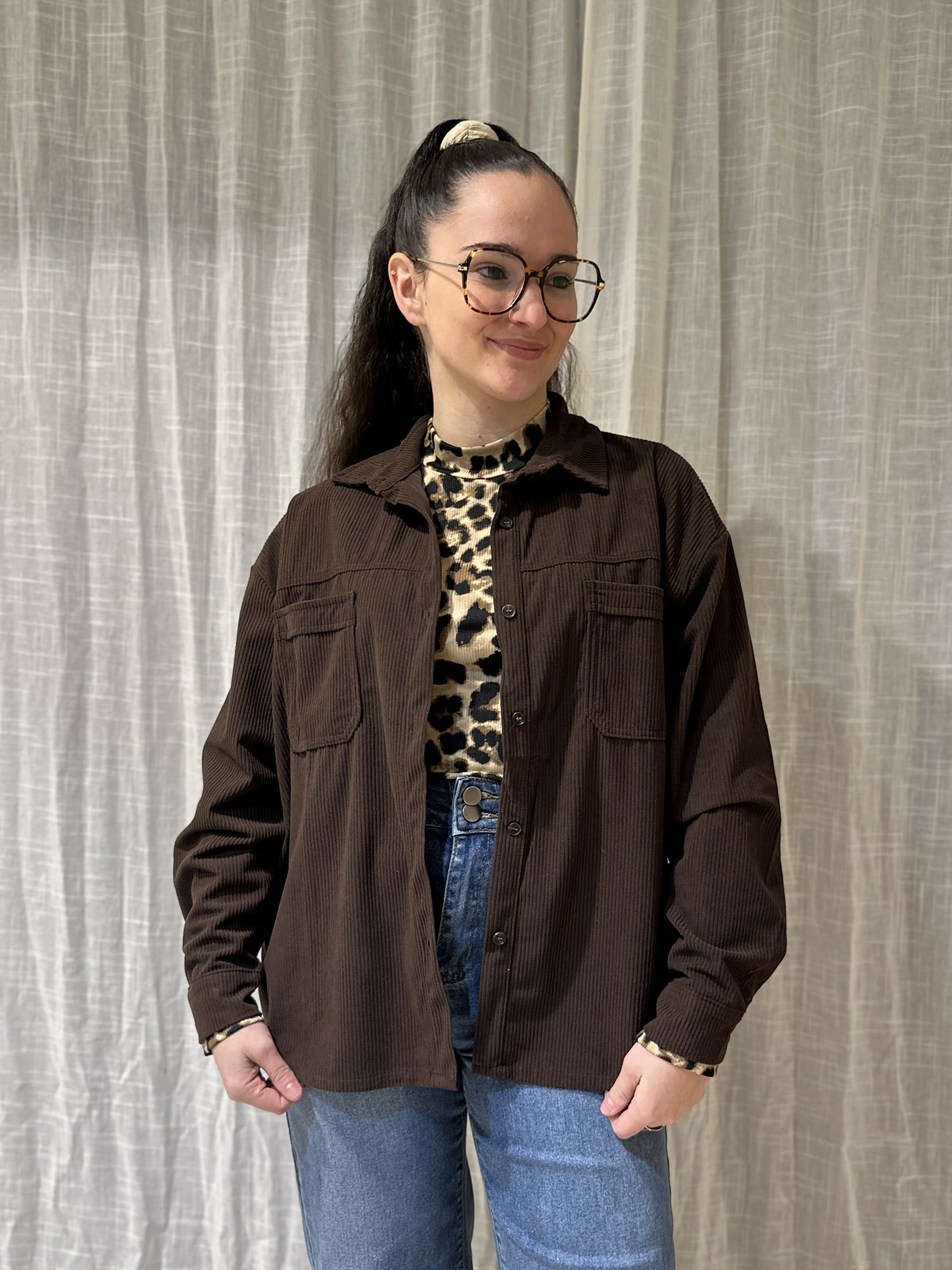 Chemise AMBRE Chocolat