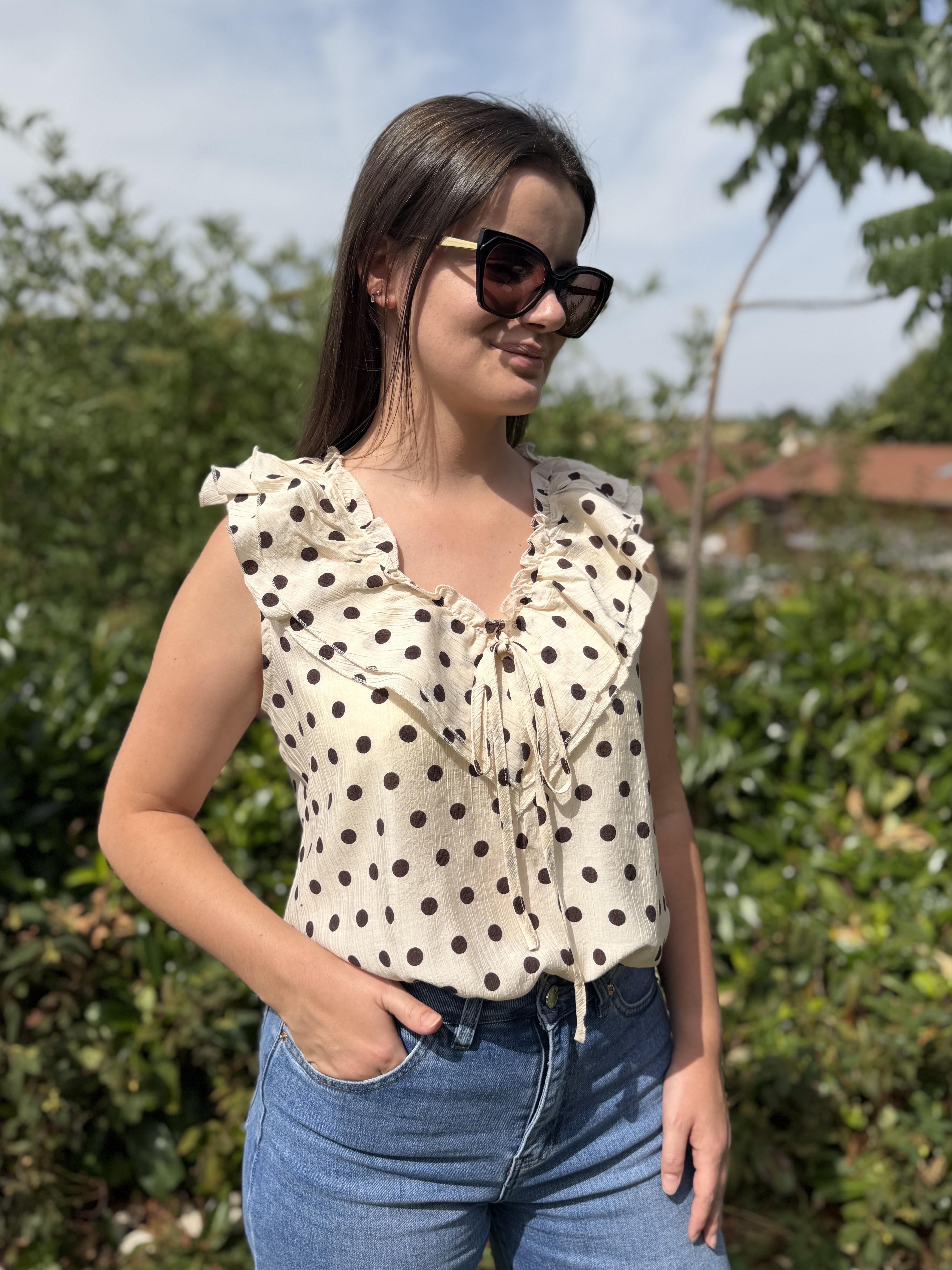 Blouse PIMPRENELLE Beige