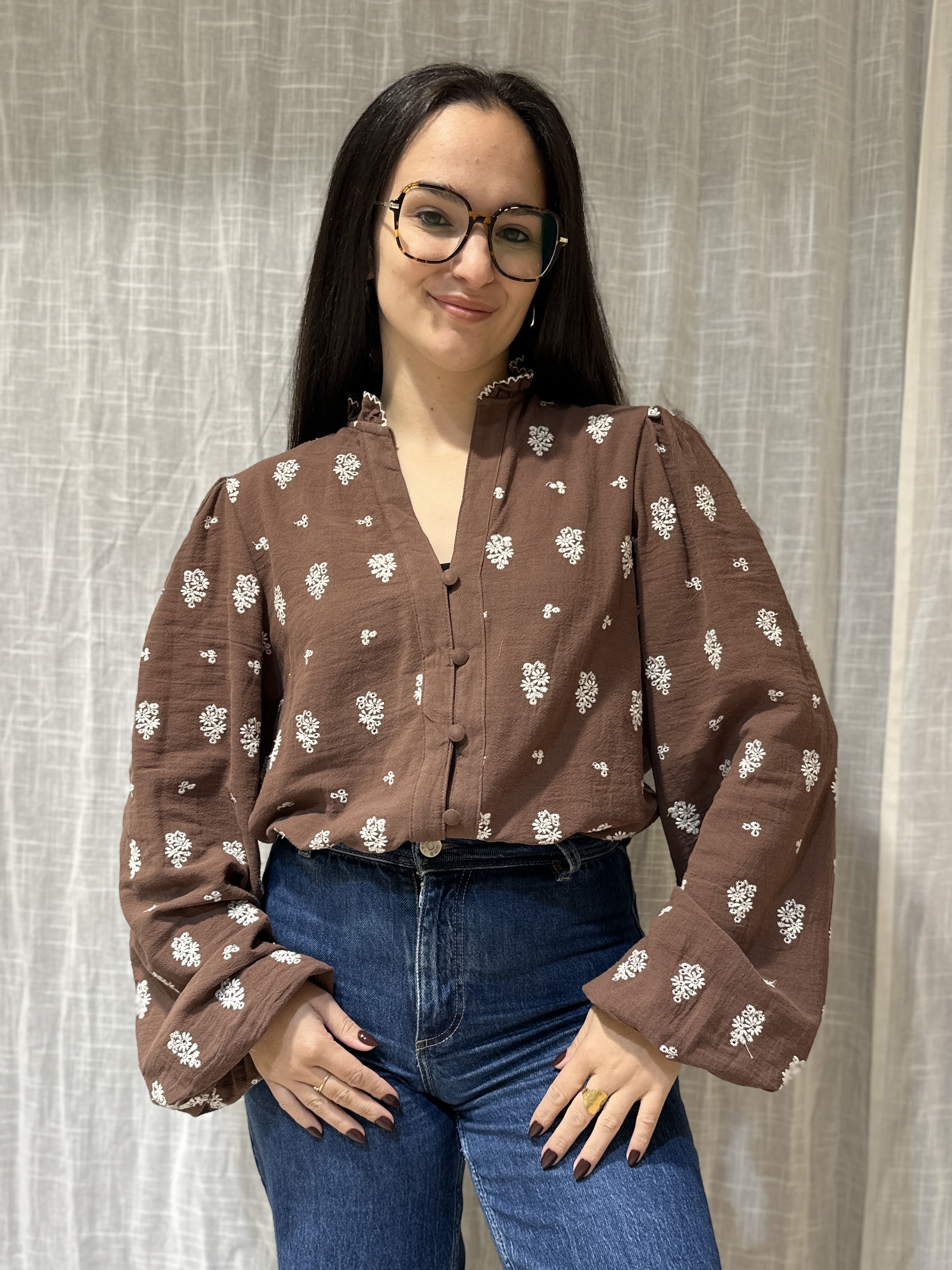 Chemise LINA Choco 