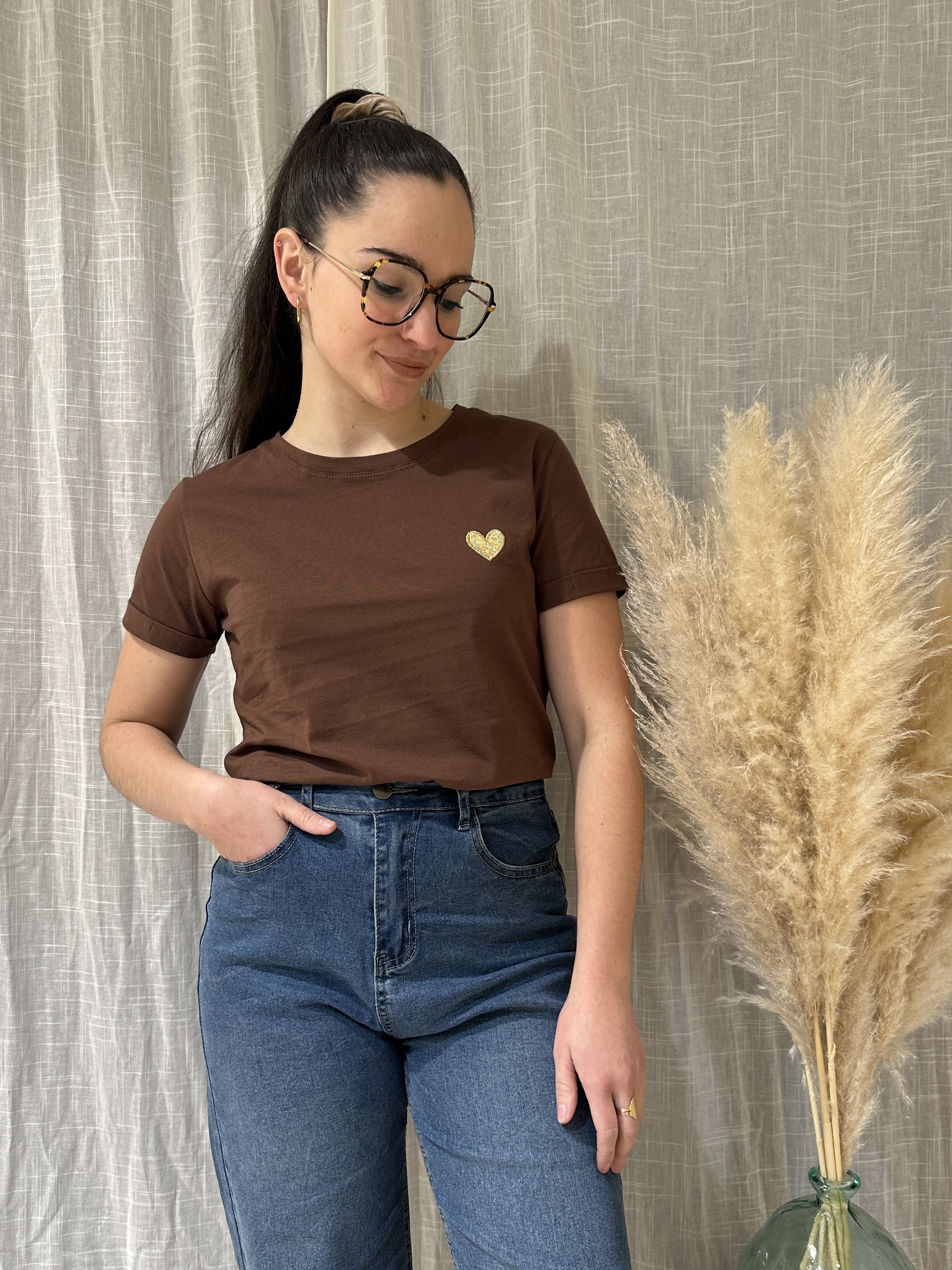 T-shirt CONSTANCE Choco