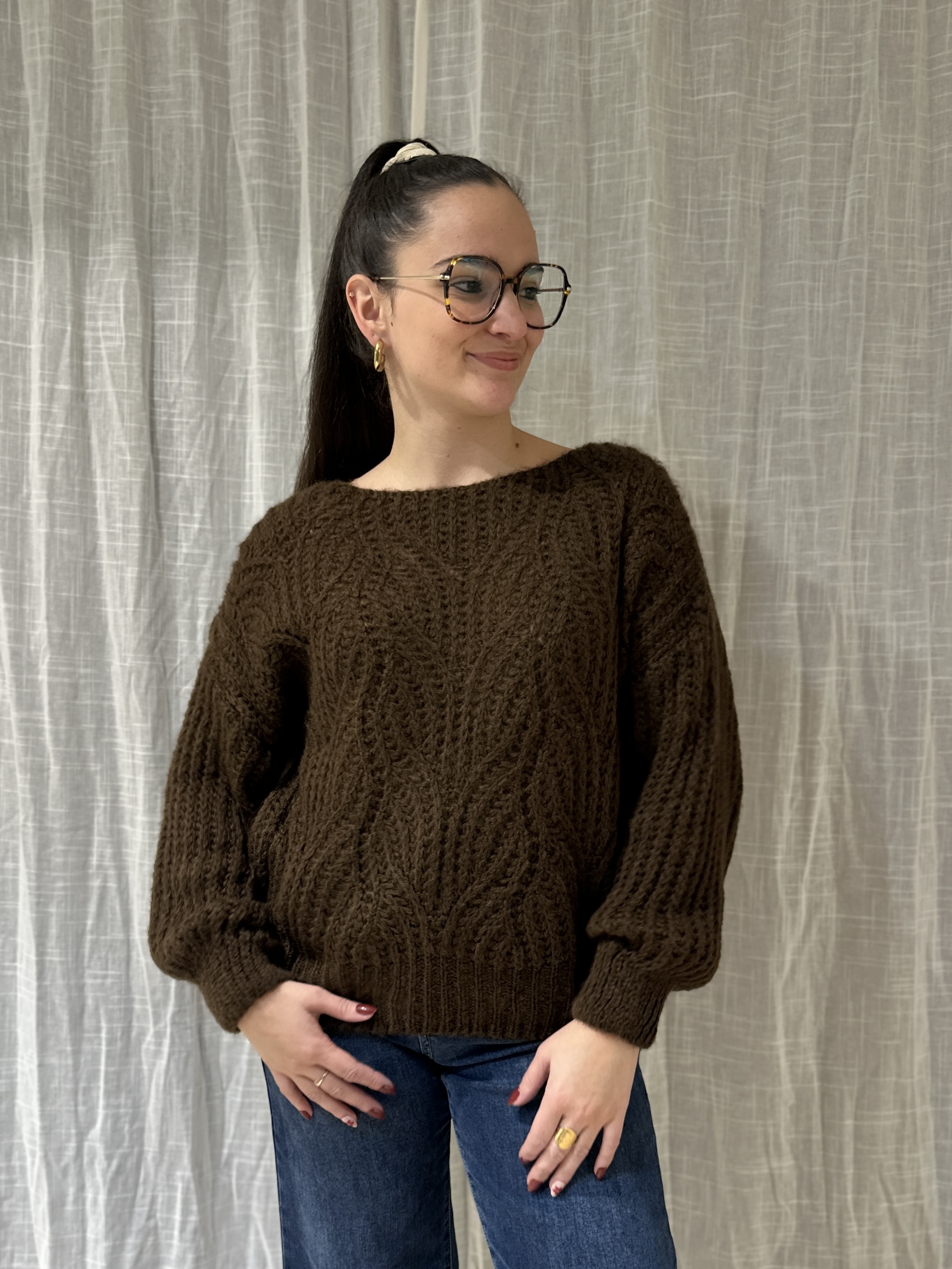 Pull FLUFFY Chocolat