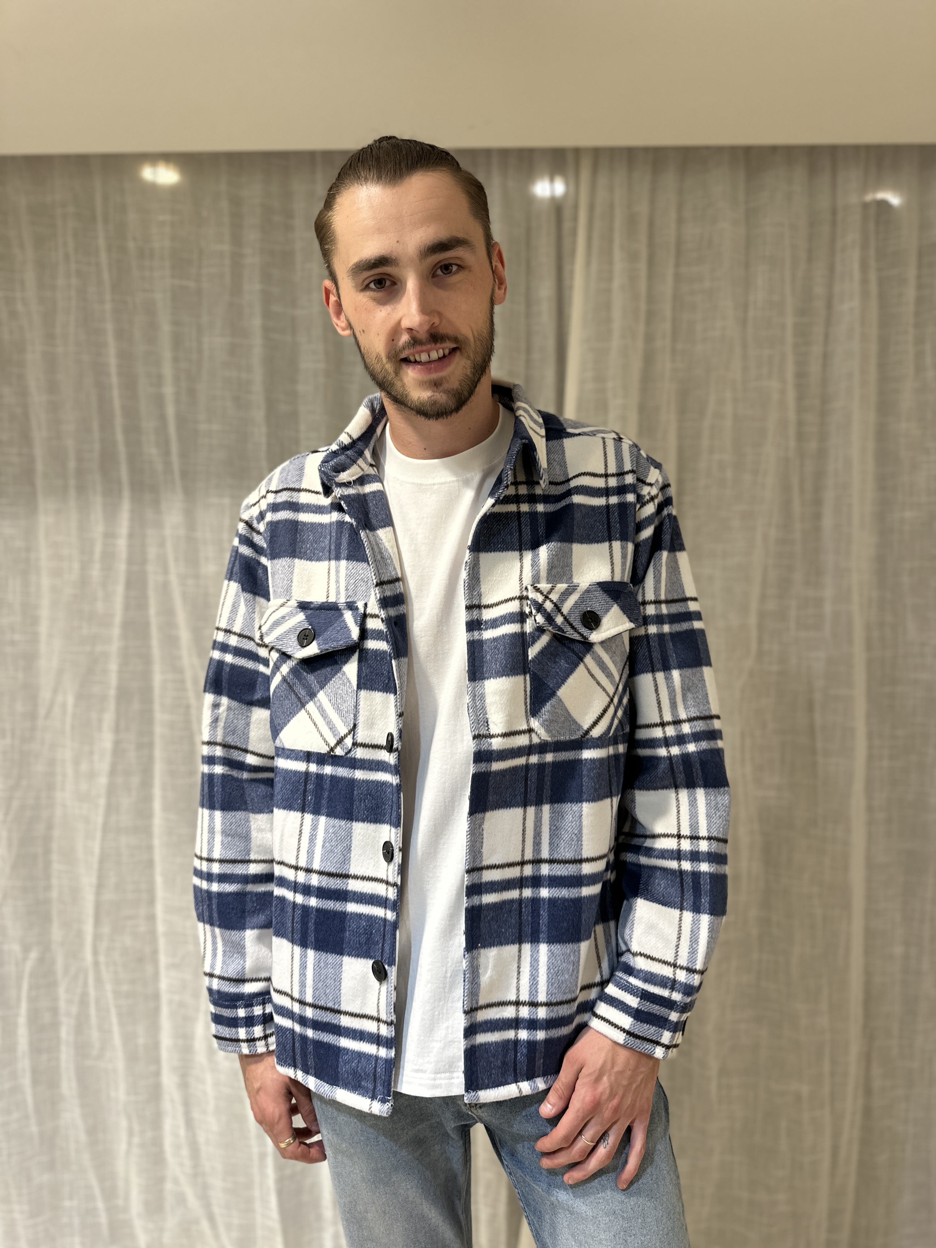 Sur-Chemise LUKA Bleue