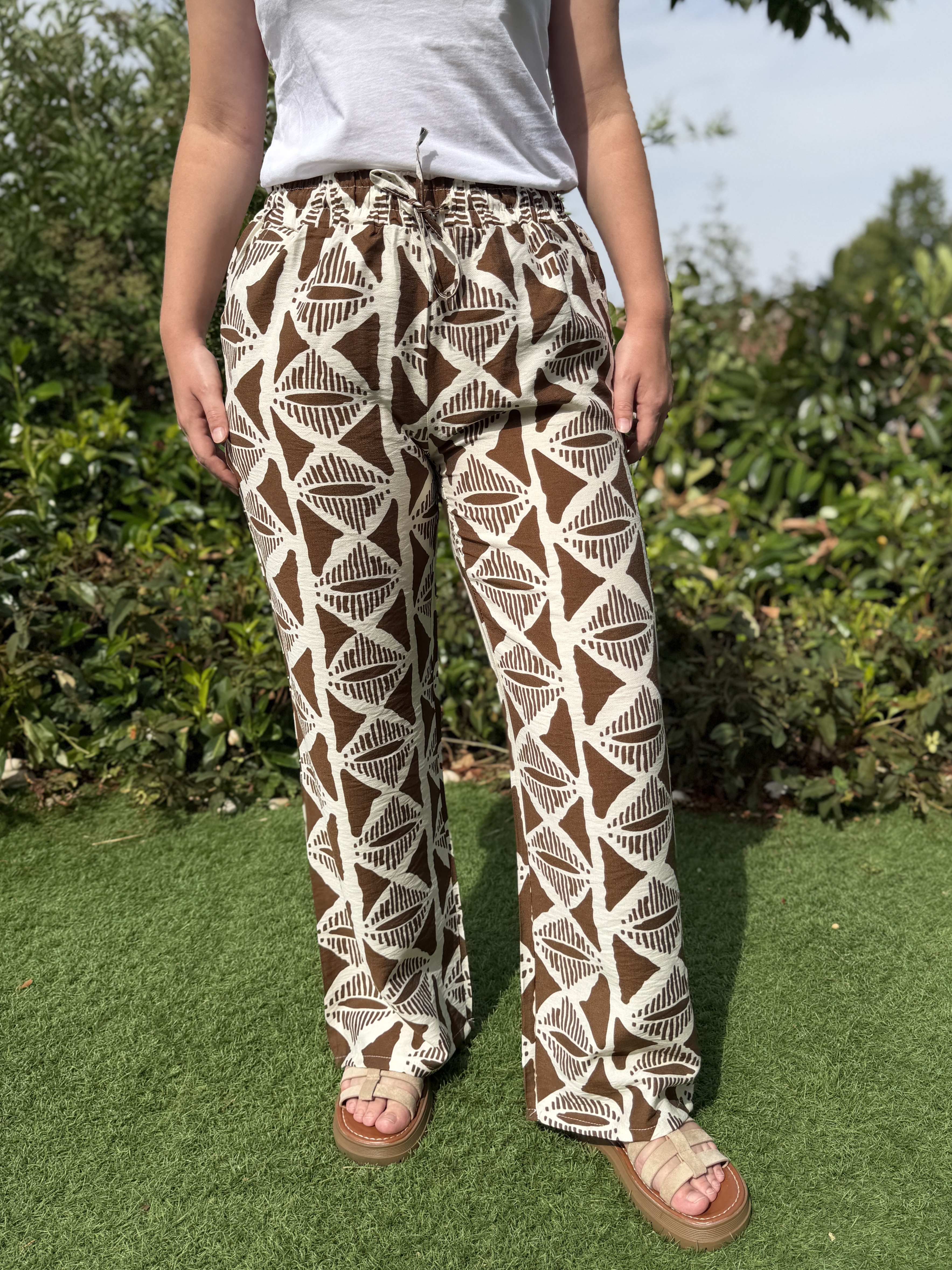 Pantalon BEGONIA Marron