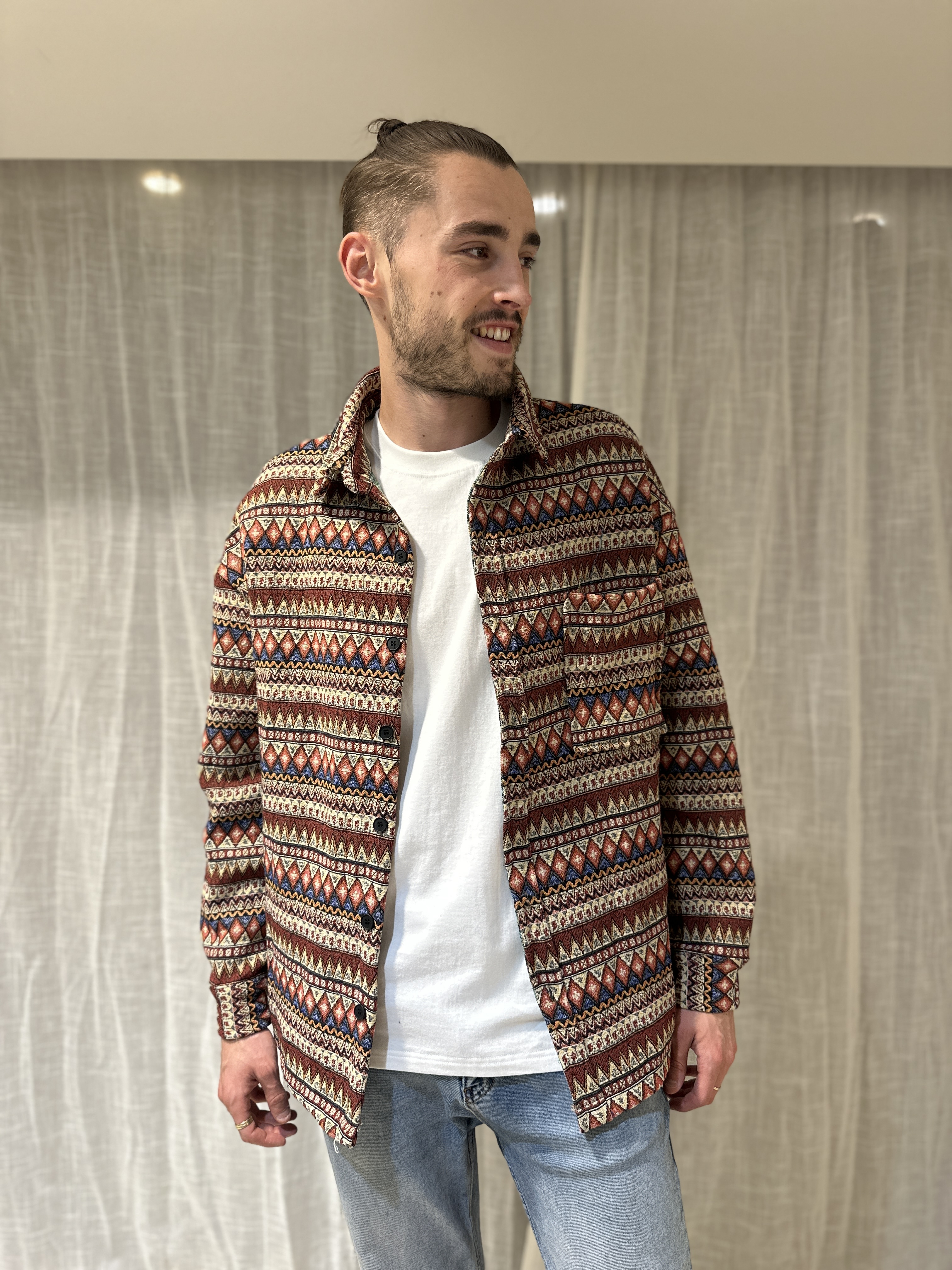 Sur-Chemise WOODY Bordeaux