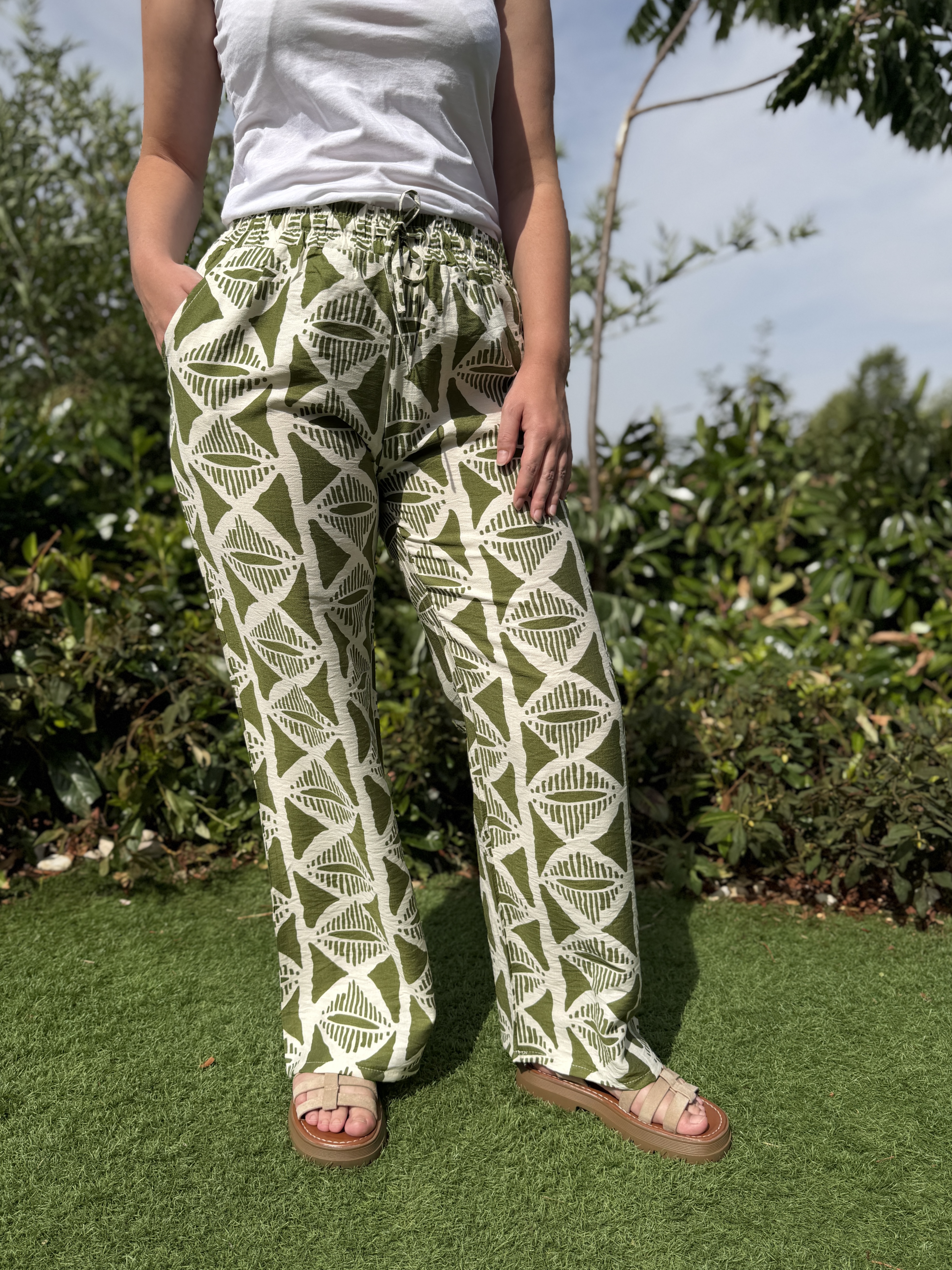 Pantalon BEGONIA Vert