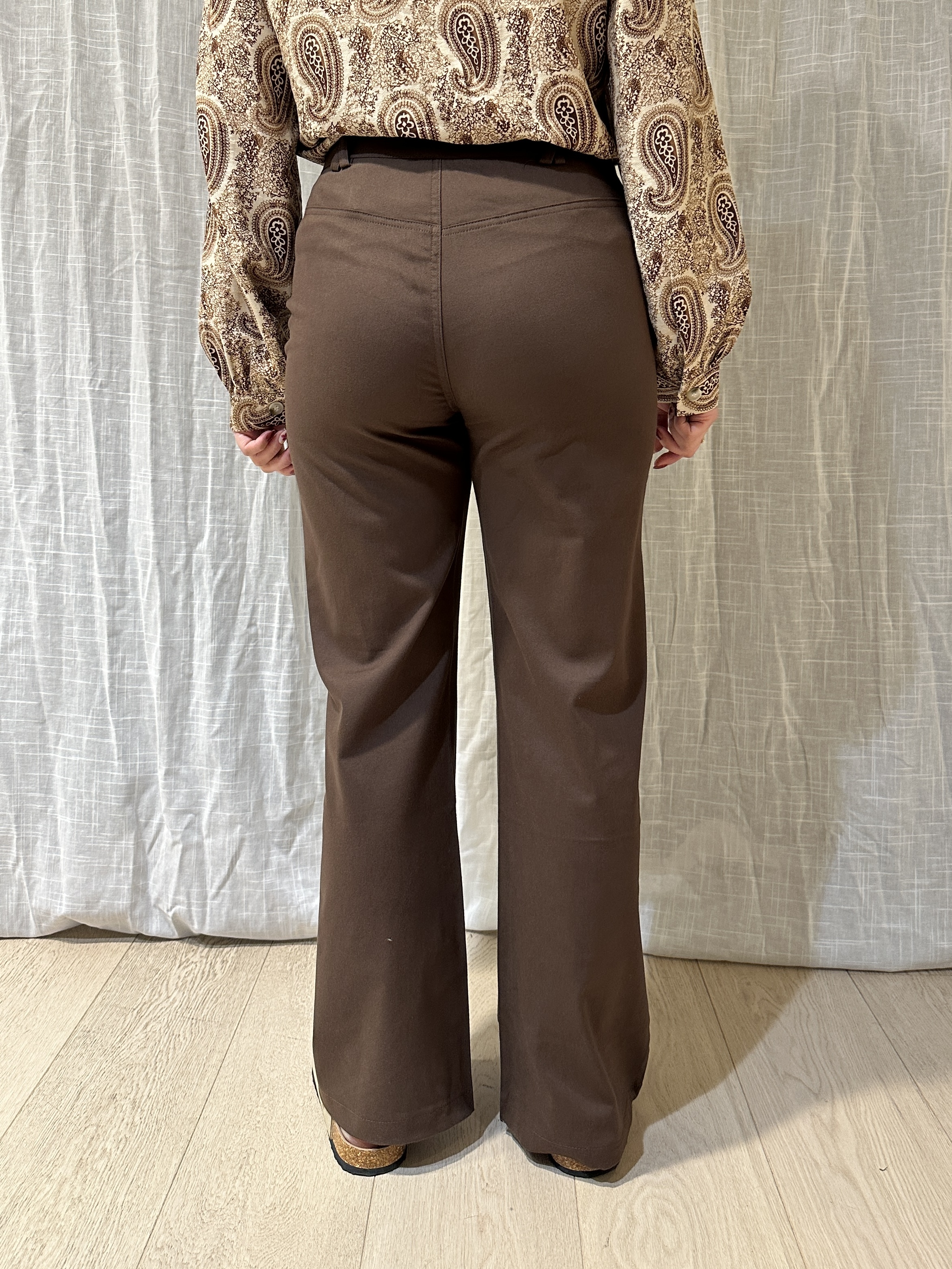 Pantalon CORALIE Chocolat