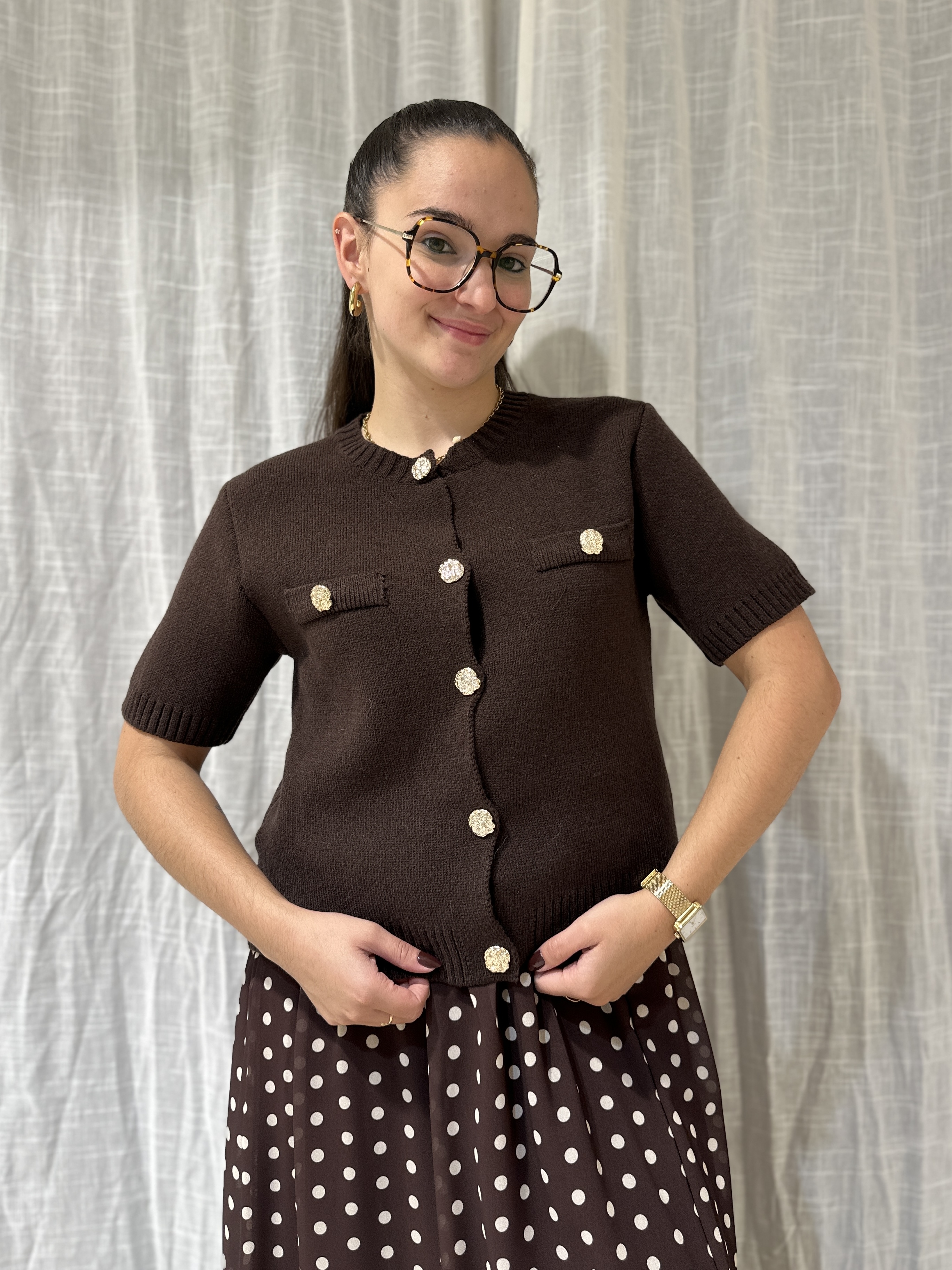 Gilet CUTE Chocolat