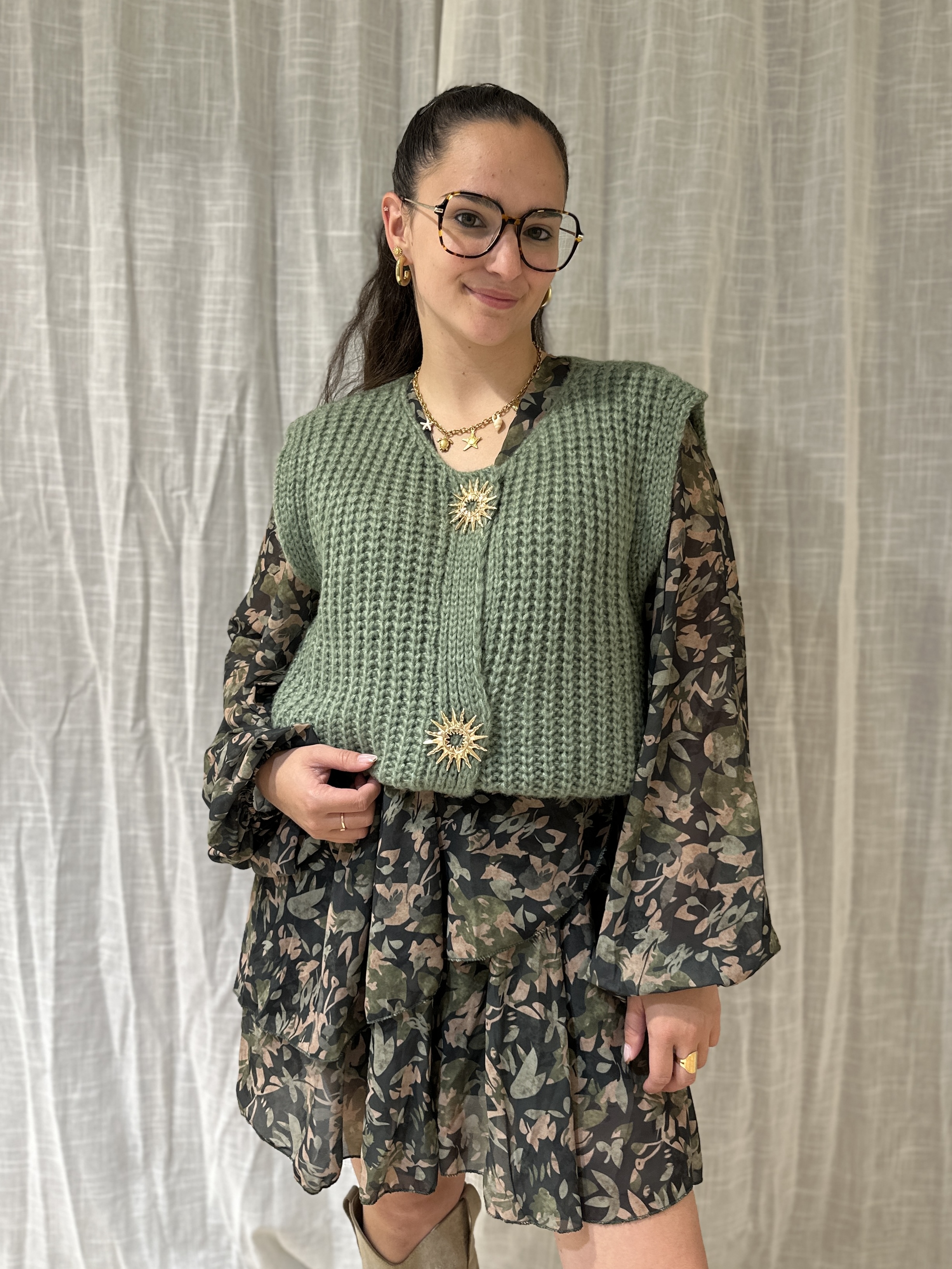 Gilet YSA Kaki Clair
