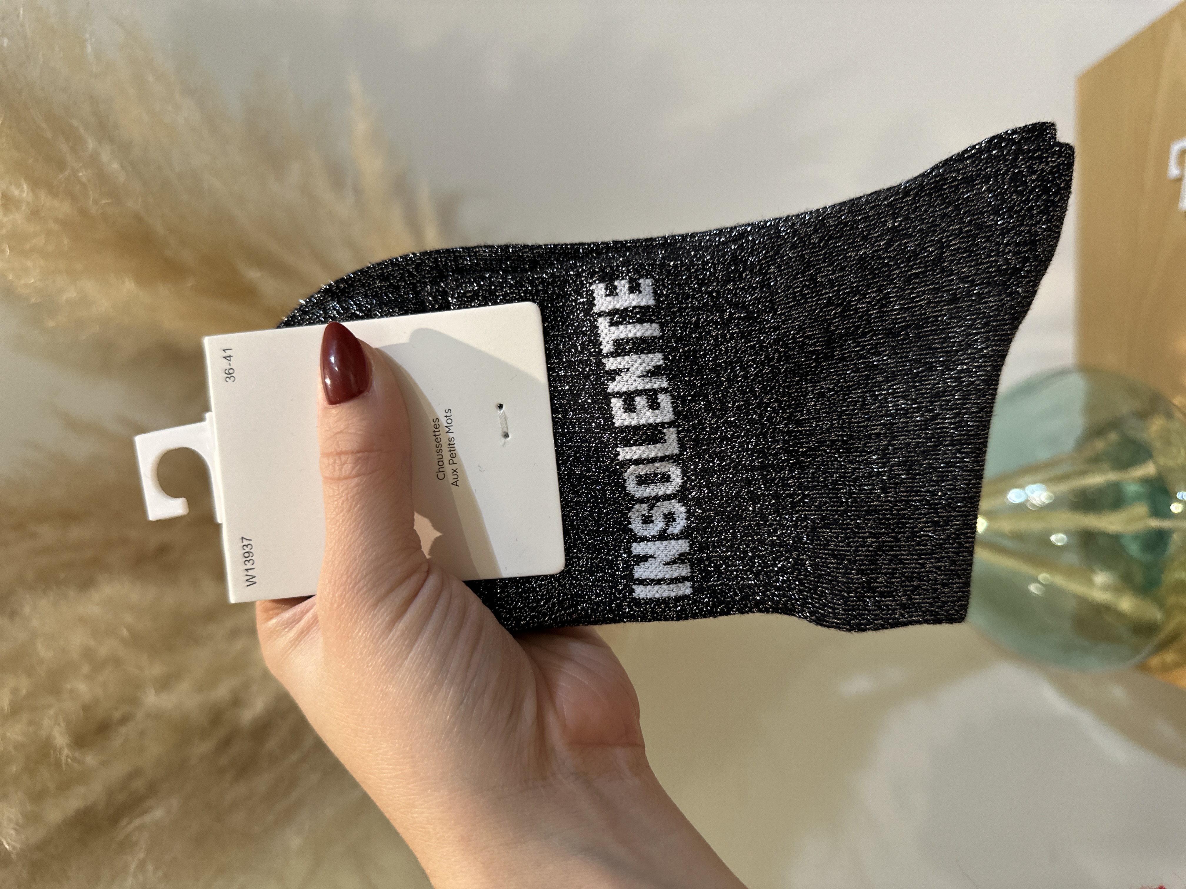 Chaussettes à paillettes INSOLENTE