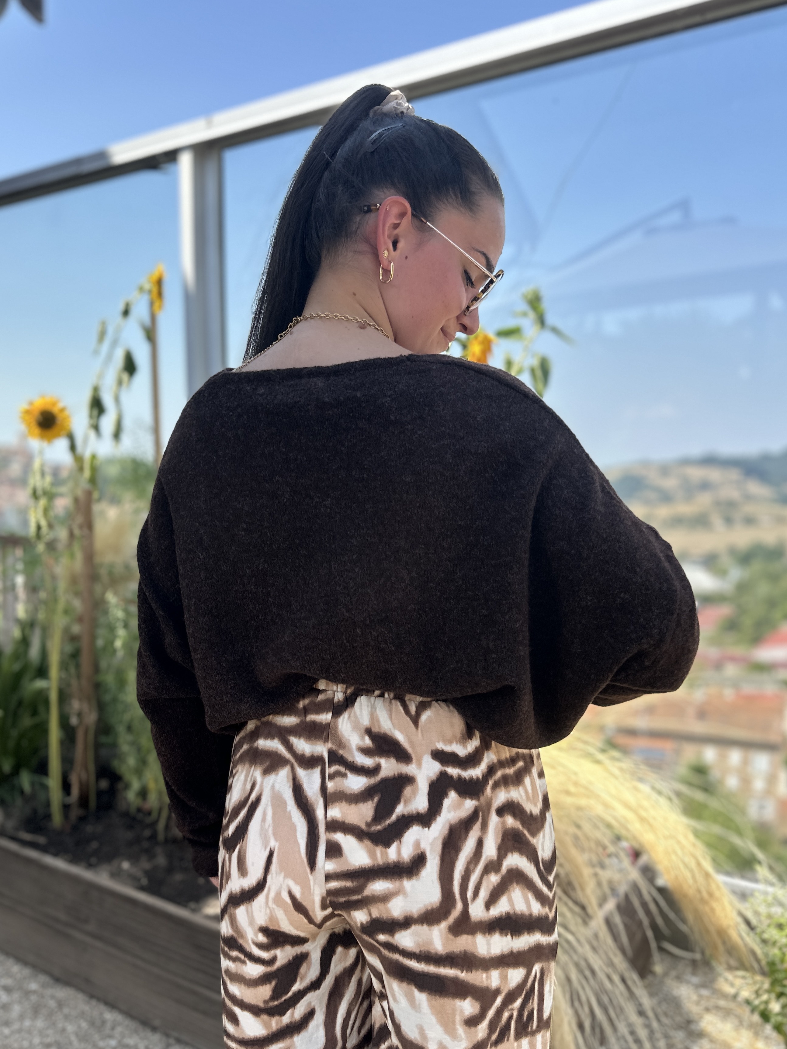 Pull LUCIE Chocolat
