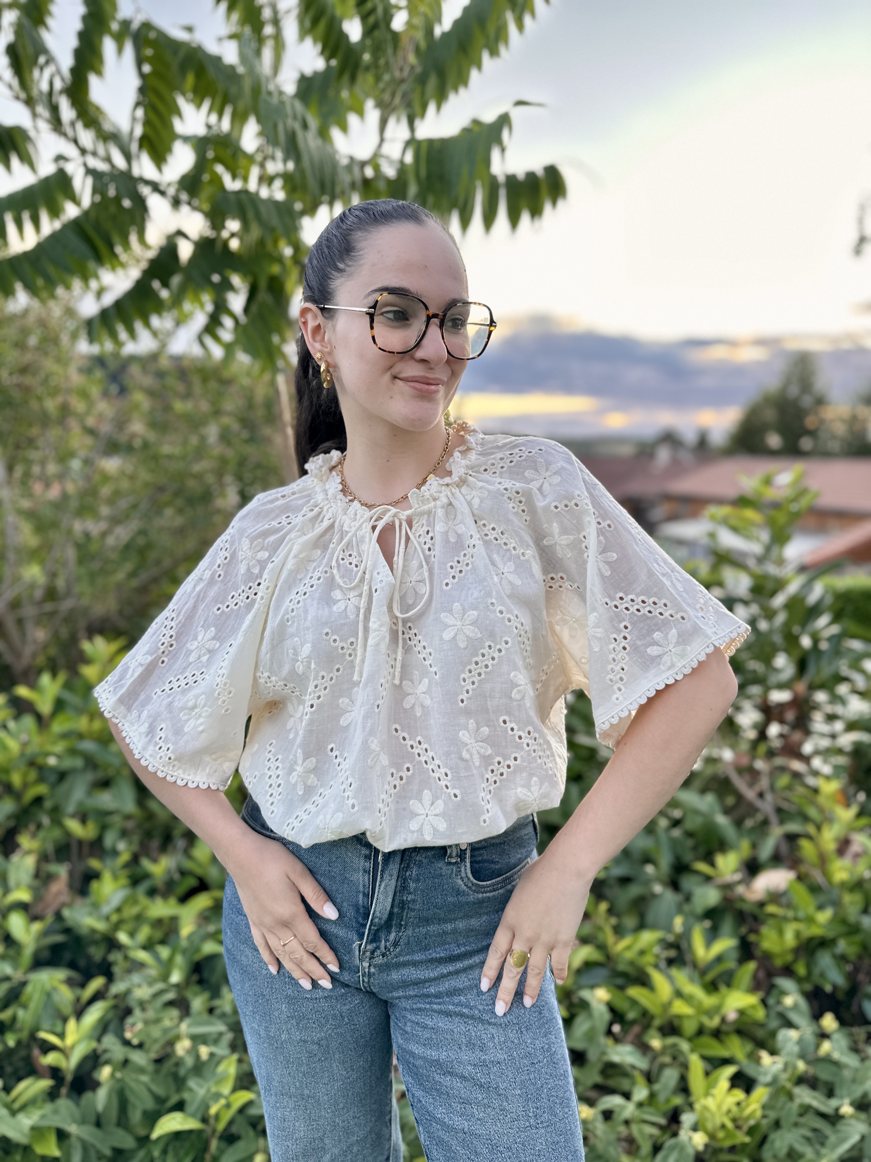 Blouse PAOLA Manches Courtes