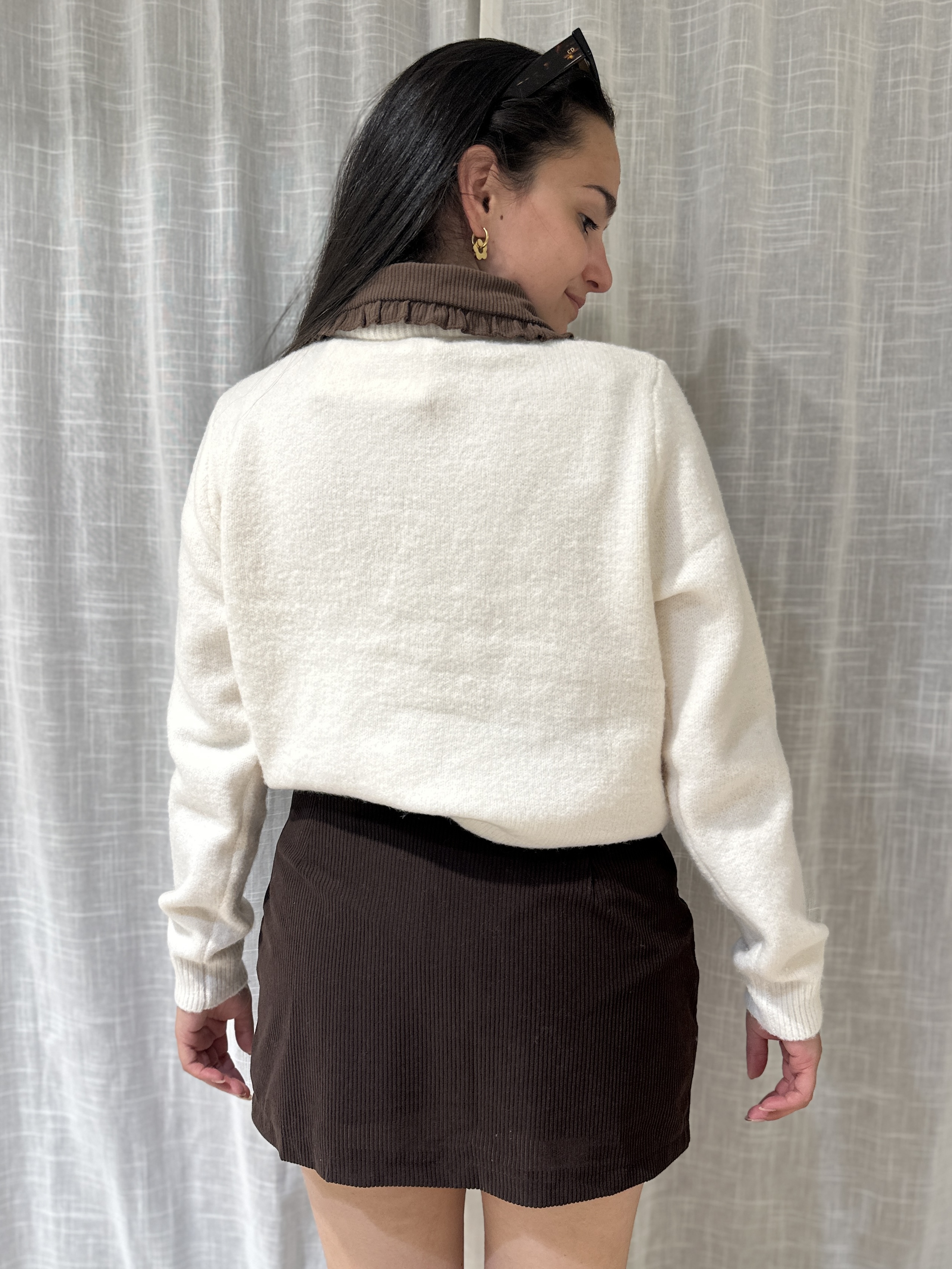 Pull LOVA Beige/Choco