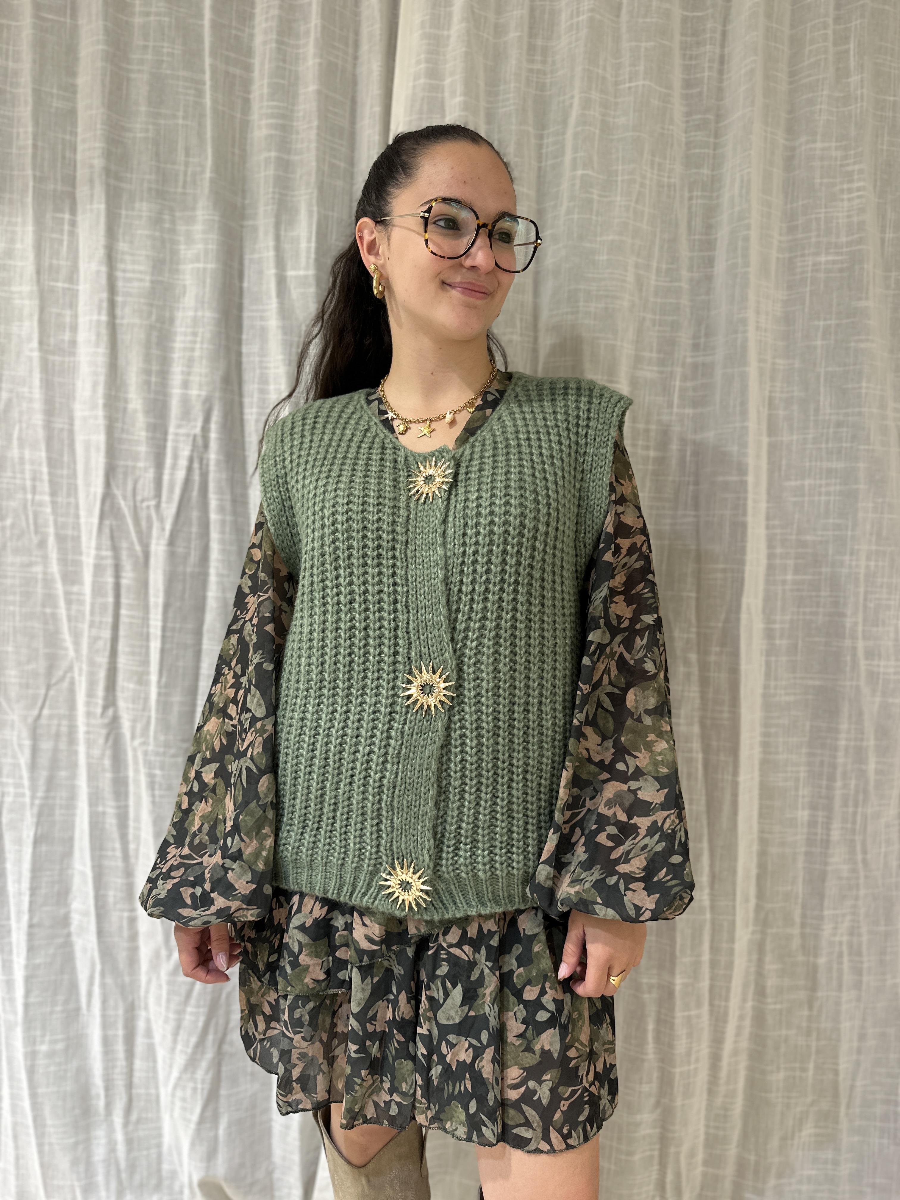 Gilet YSA Kaki Clair