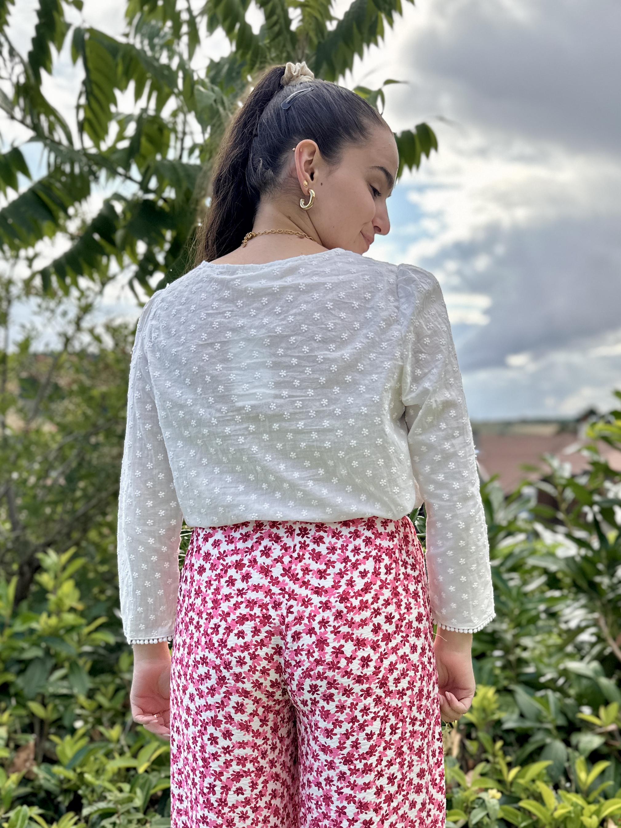 Blouse ALEXIA Blanche