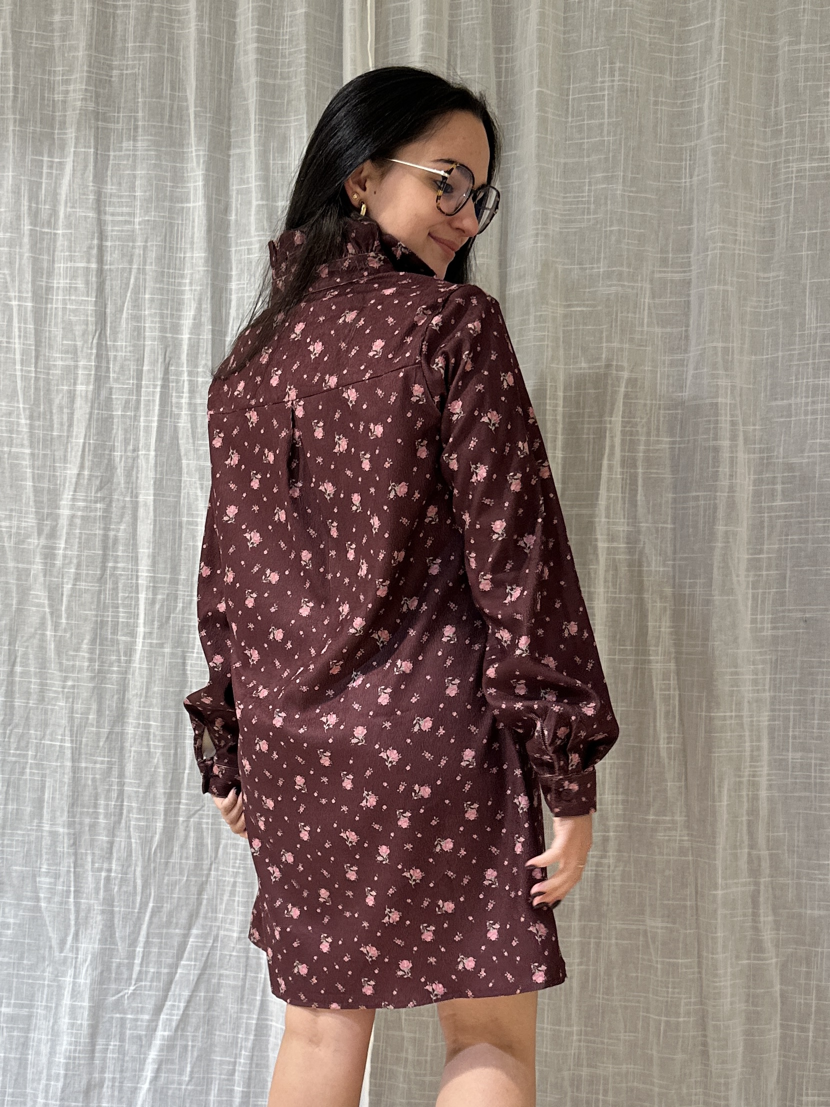 Robe CAPUCINE Bordeaux