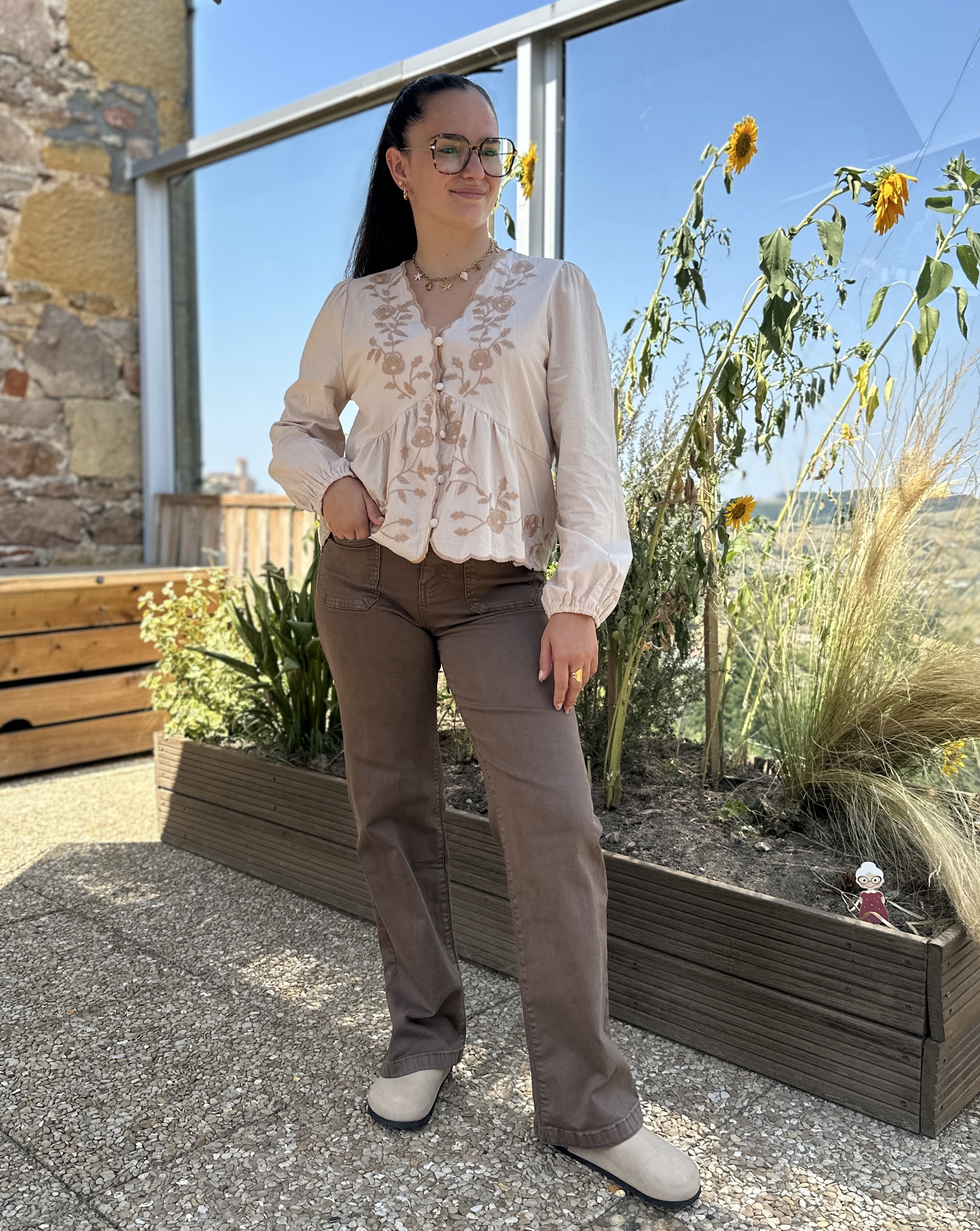 Chemise AUSTIN Beige