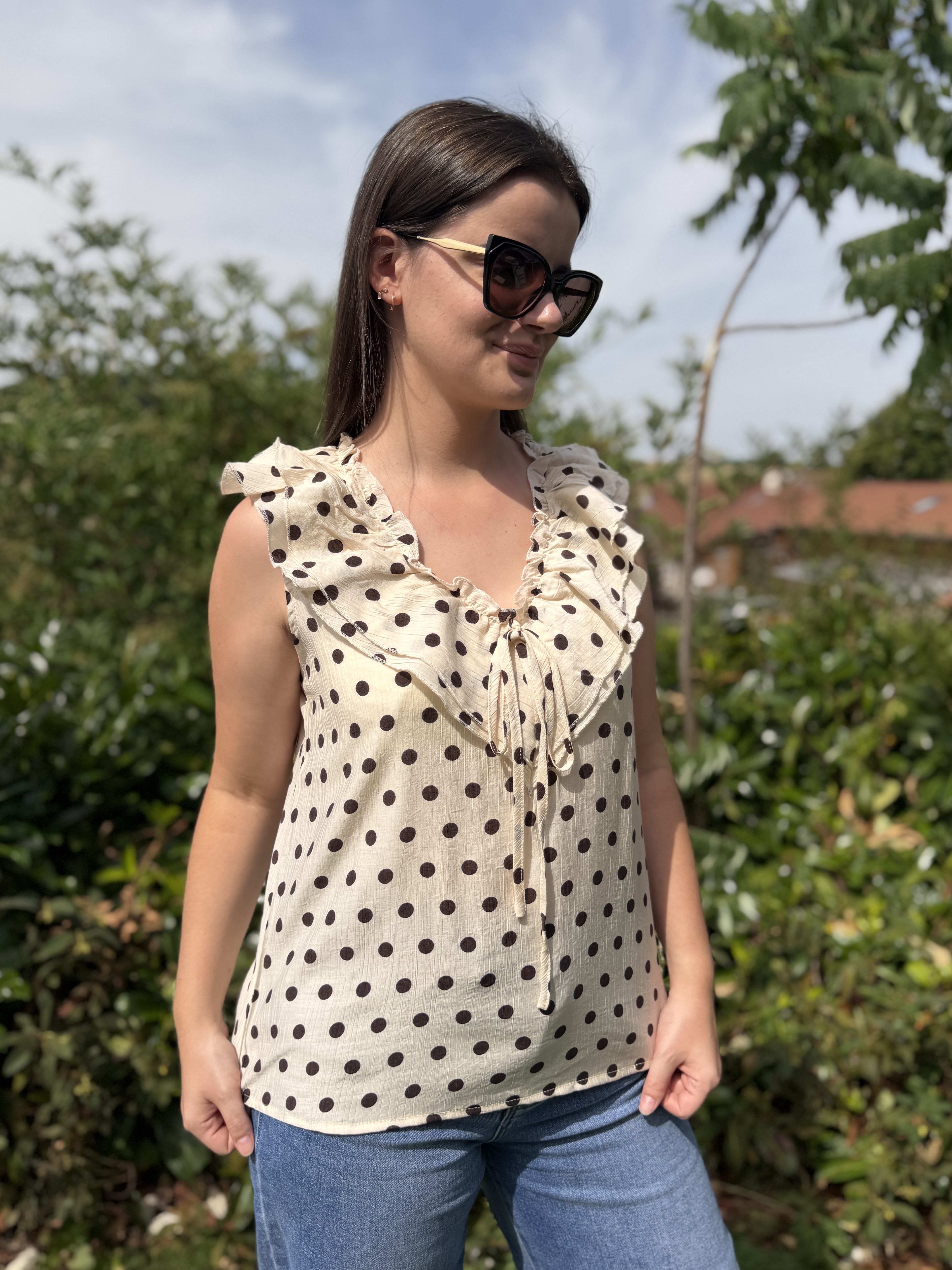 Blouse PIMPRENELLE Beige