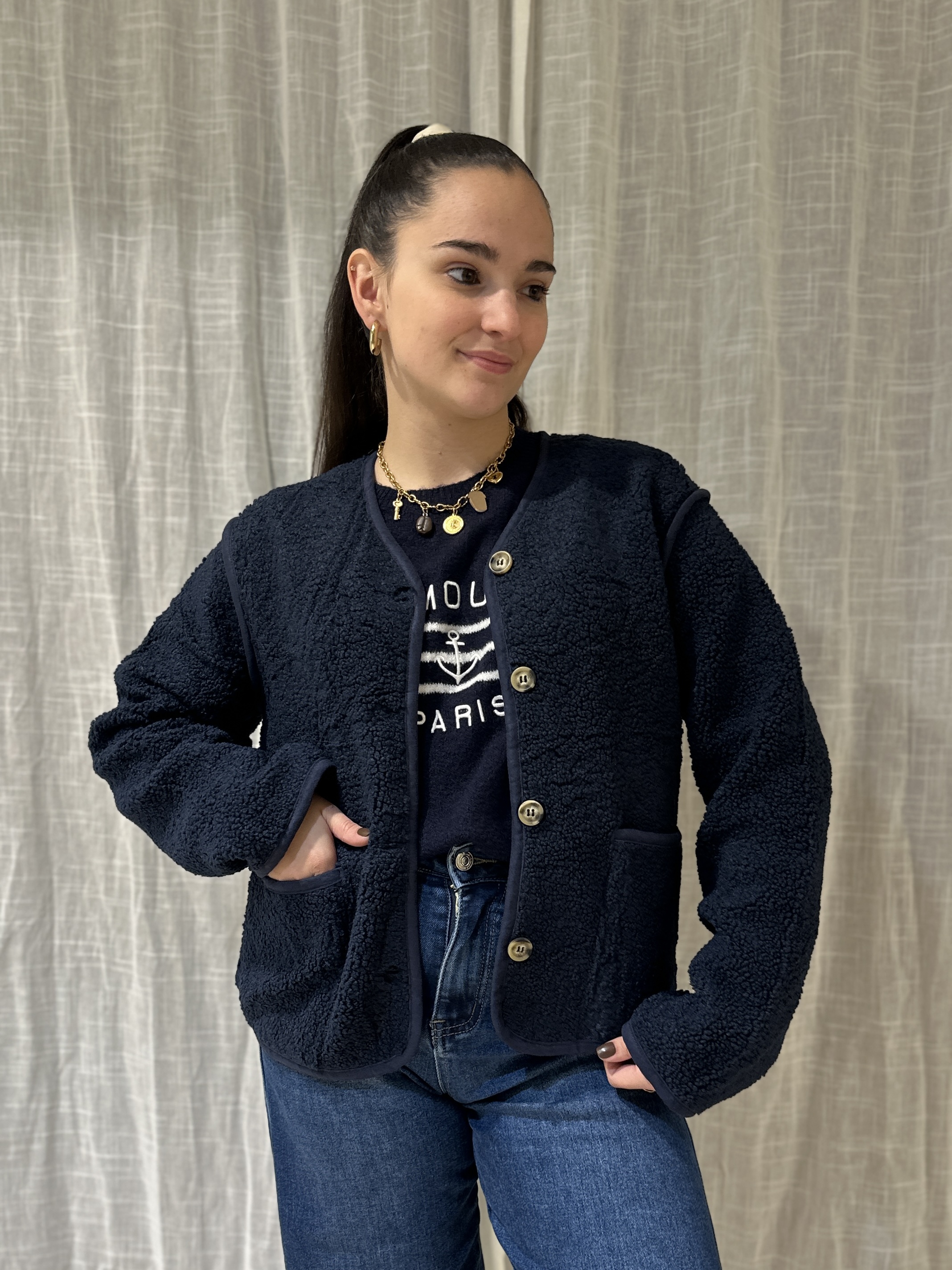 Veste LEONIE Marine