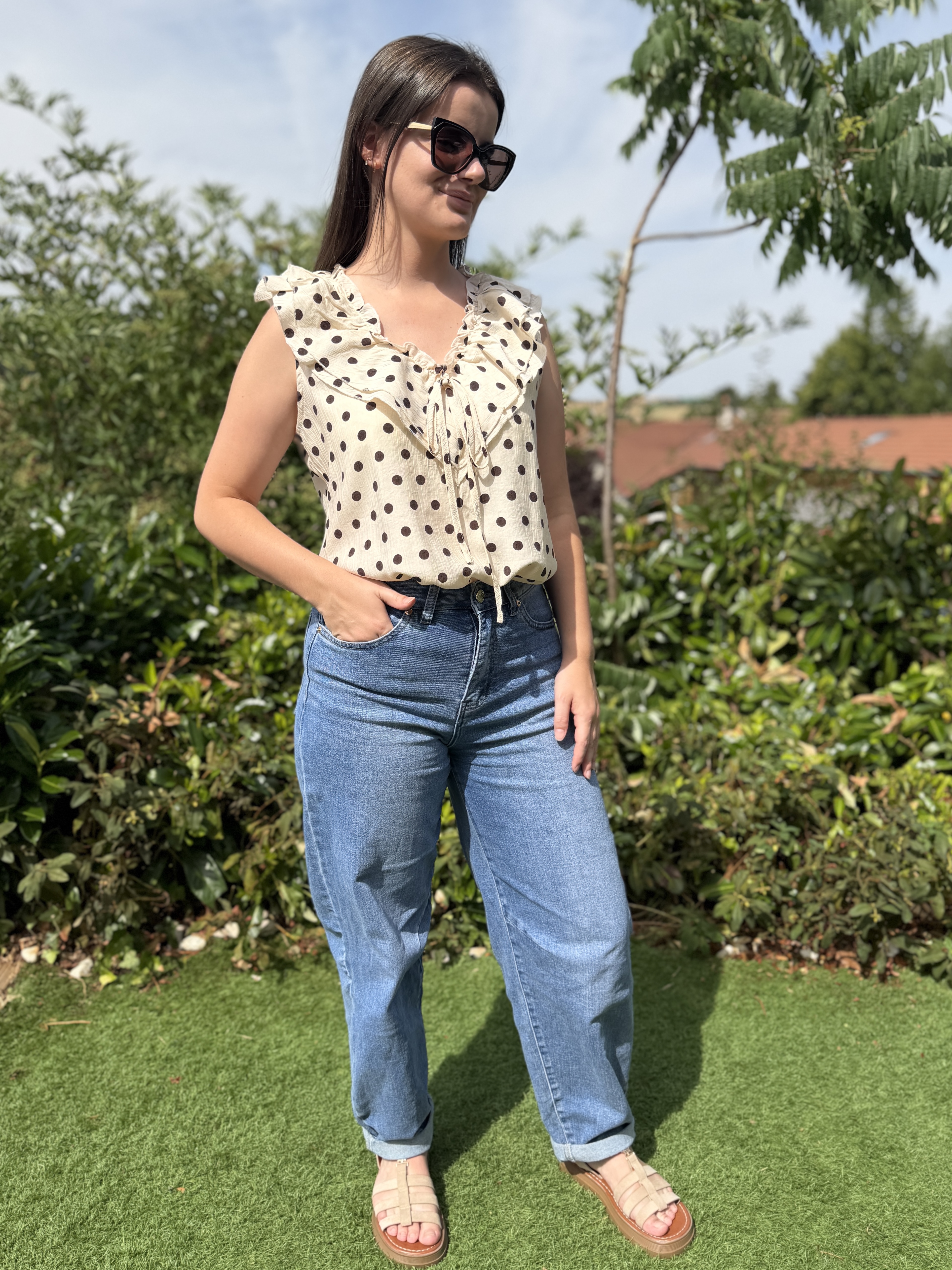 Blouse PIMPRENELLE Beige