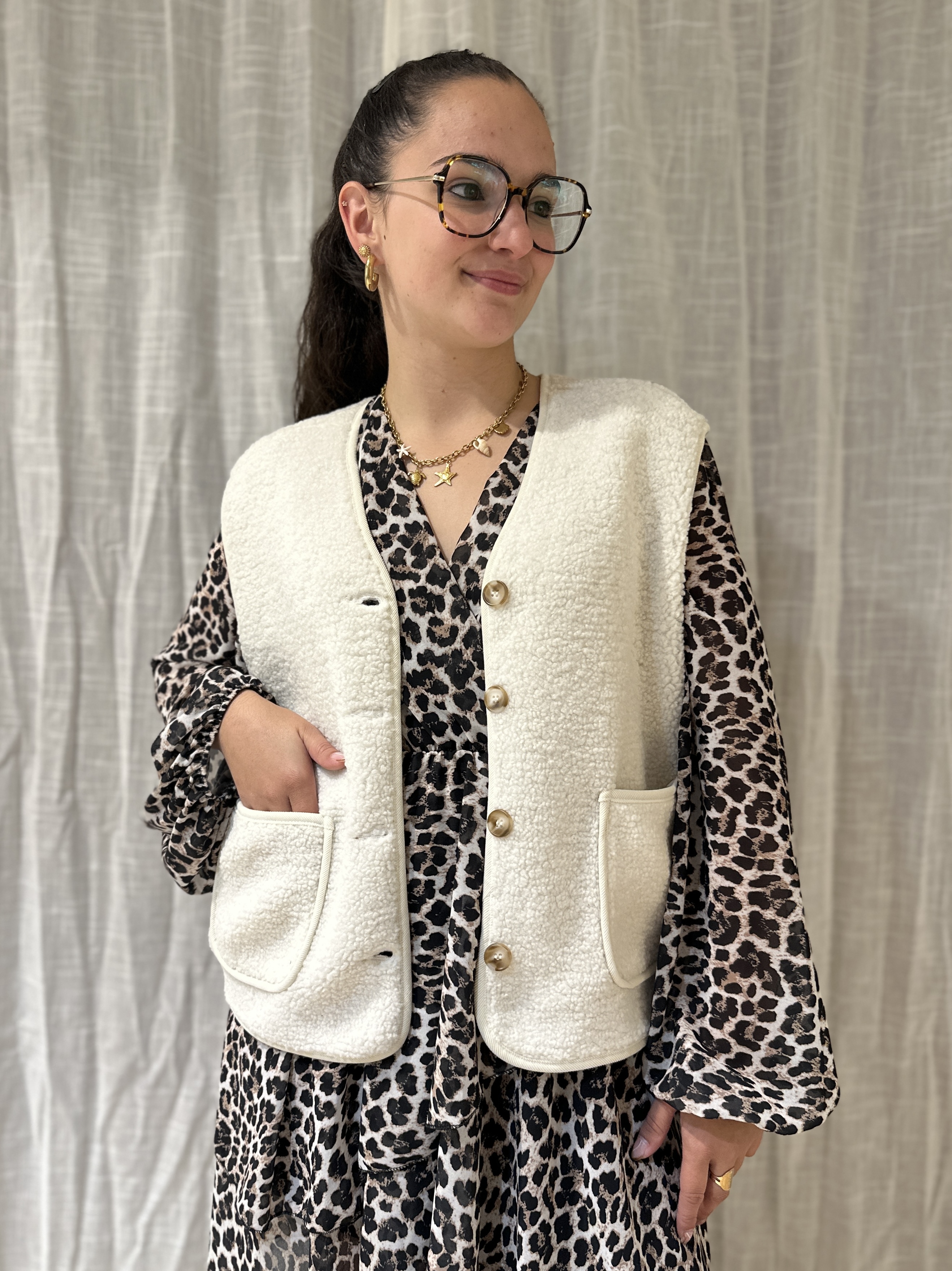 Veste LIZZIE Écrue