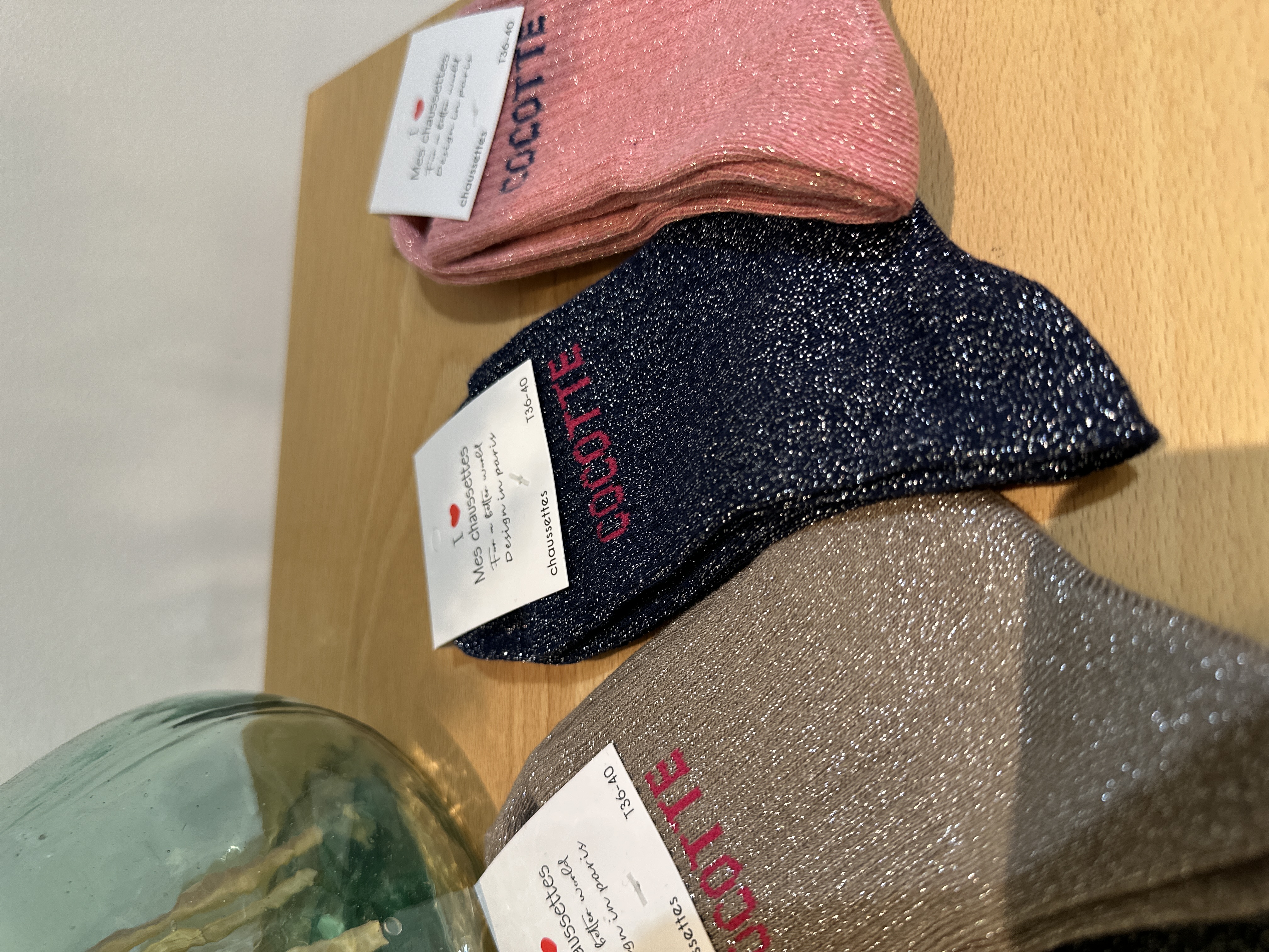 Chaussettes à paillettes COCOTTE