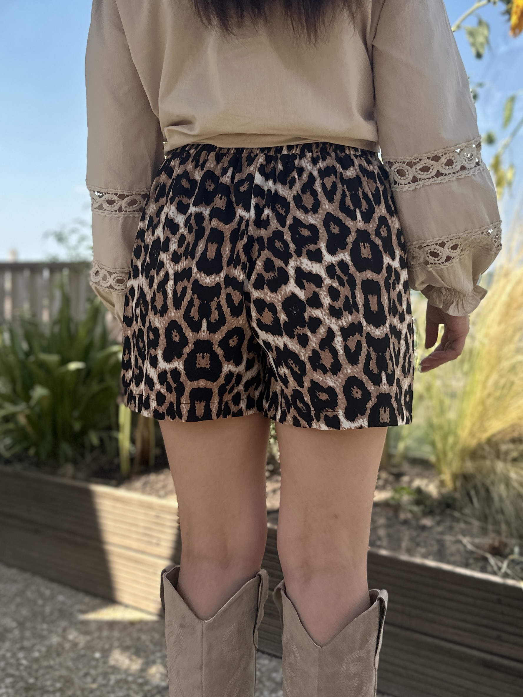 Jupe-Short BROOKLYN Léopard