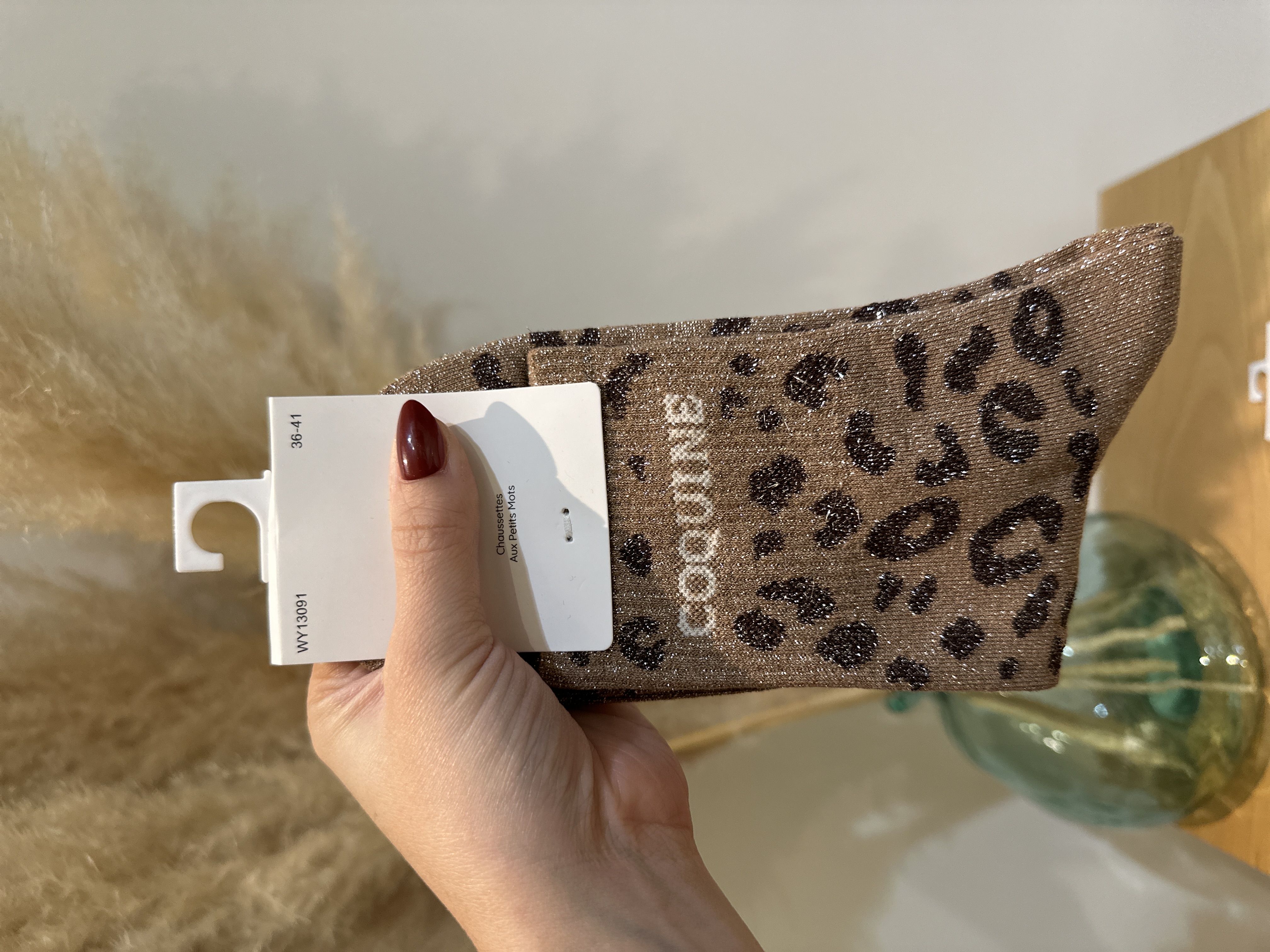 Chaussettes COQUINE Léopard